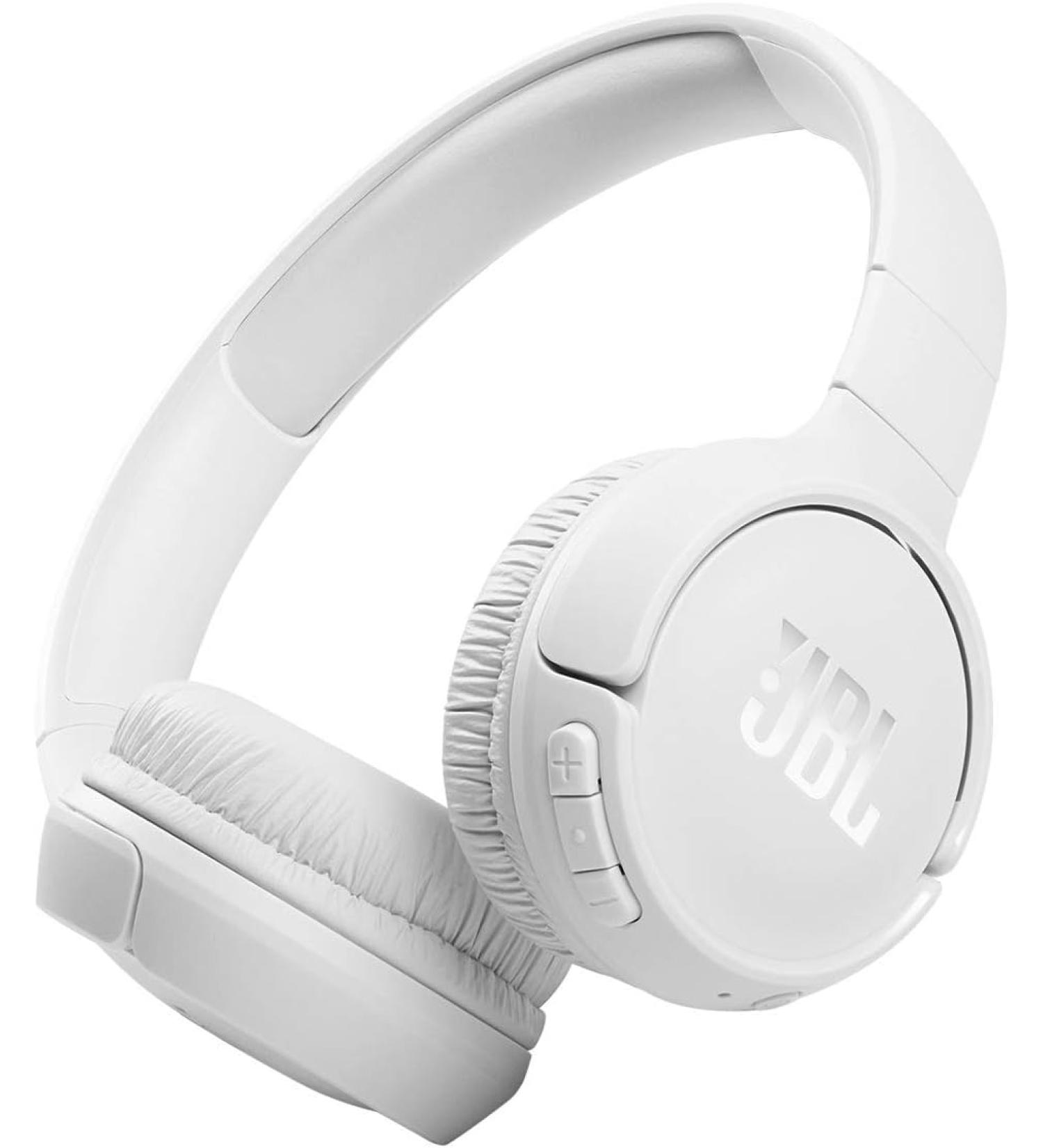 JBL Tune 510BT Wireless On-Ear Headphones - White | Purebass Sound - Buy Online on SooperMarket.com