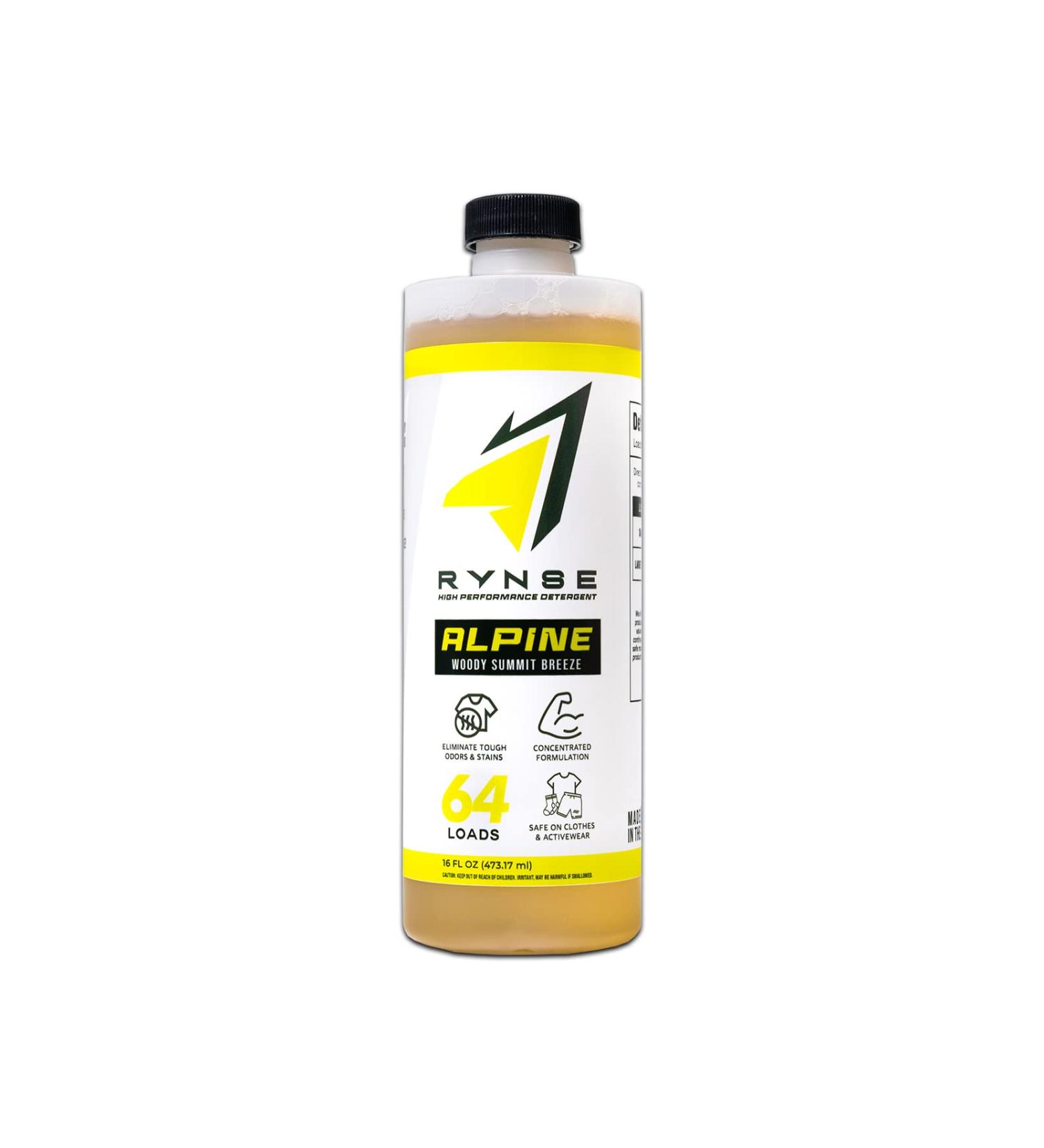 Activewear Laundry Detergent - Alpine | Sweat Odor Eliminator & Concentrated Enzyme Booster for Workout Clothes | Powerful Laundry Soap for Up to 64 Loads - Buy Online on SooperMarket.com