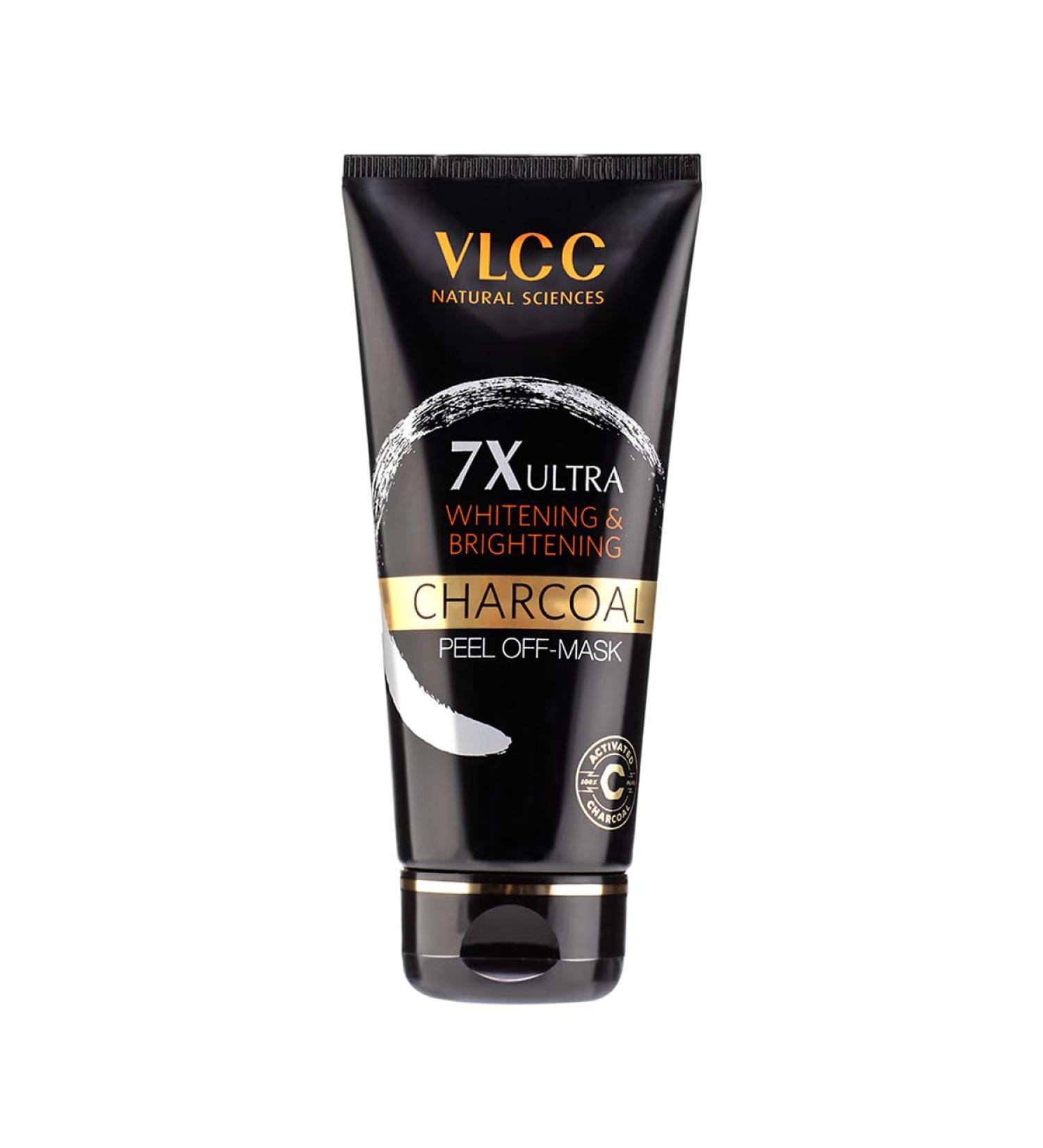 VLCC 7X Ultra Charcoal Peel Off Mask (100gm) - Deep Cleansing Facial Mask for All Skin Types | Buy Internationally - Buy Online on SooperMarket.com