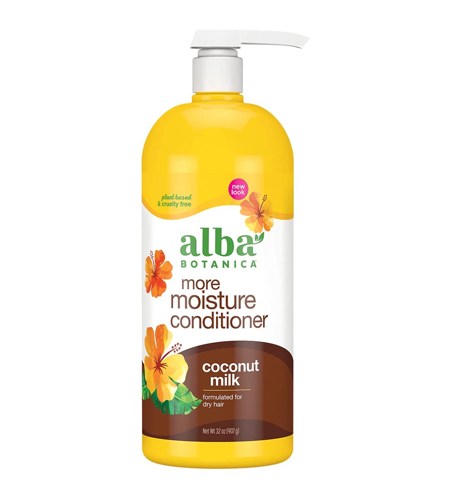 Alba Botanica More Moisture Conditioner Coconut Milk 32 Oz - Hydrating Formula, 1 Pack - Buy Online on SooperMarket.com