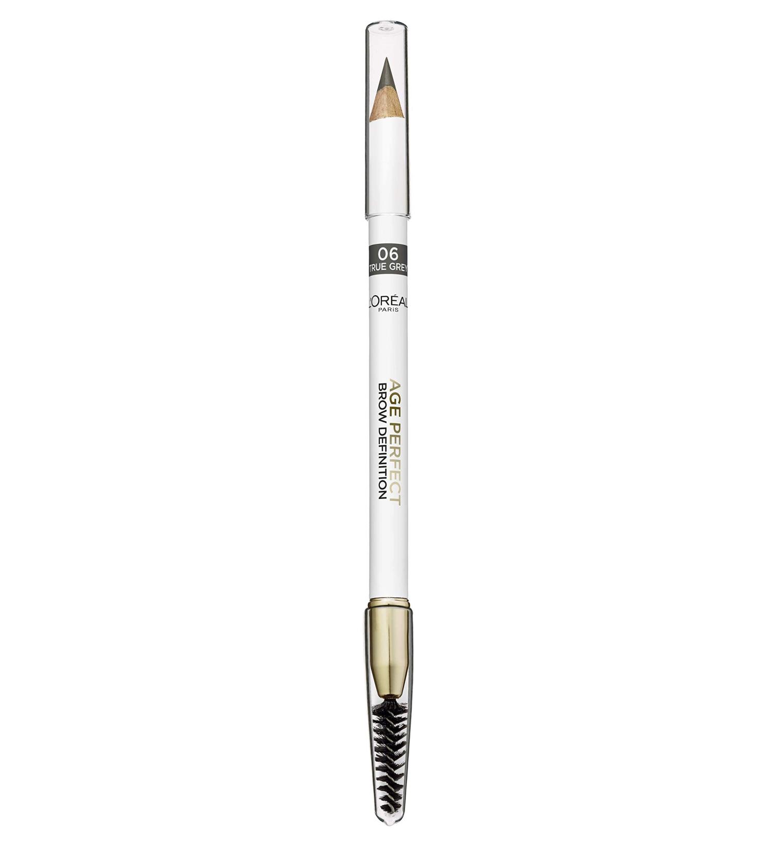 L'Or al Paris Age Perfect Eyebrow Pencil 06 True Grey - 1 Piece | Shop Internationally for Perfect Eyebrows - Buy Online on SooperMarket.com
