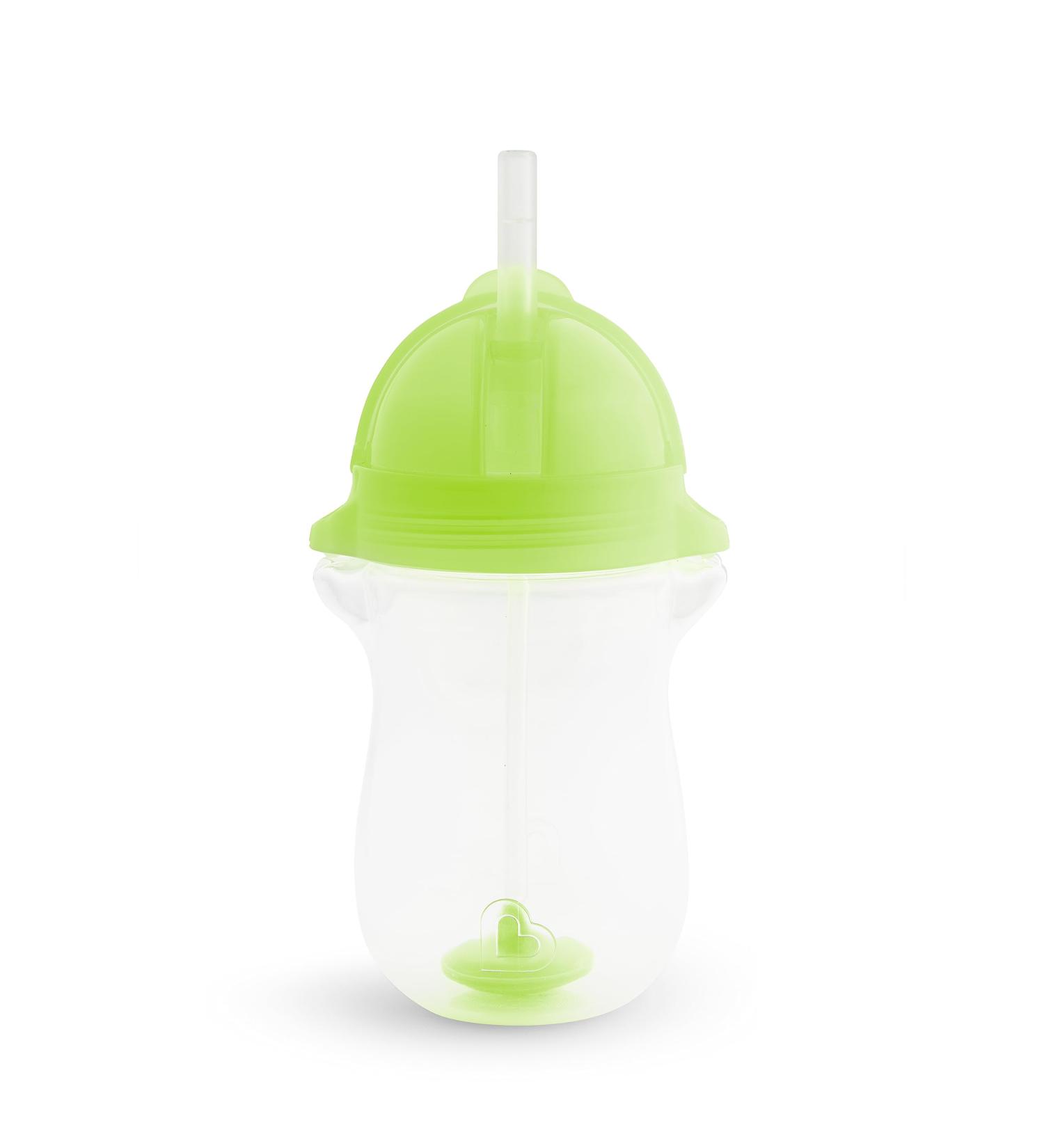 Munchkin Click Lock Any Angle Weighted Straw Cup 2-Piece Set - Green/Green - Buy Online on SooperMarket.com