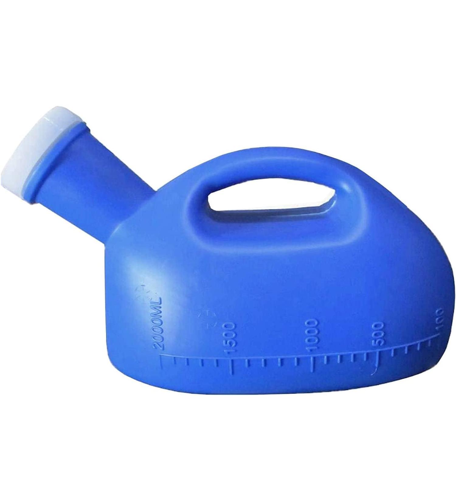 Male Urinal Bottle Camping Toilet Urine Bottle 2000ML Male Urinal Portable Mens Potty Pee Bottle Collector Travel Toilet - Buy Online on SooperMarket.com