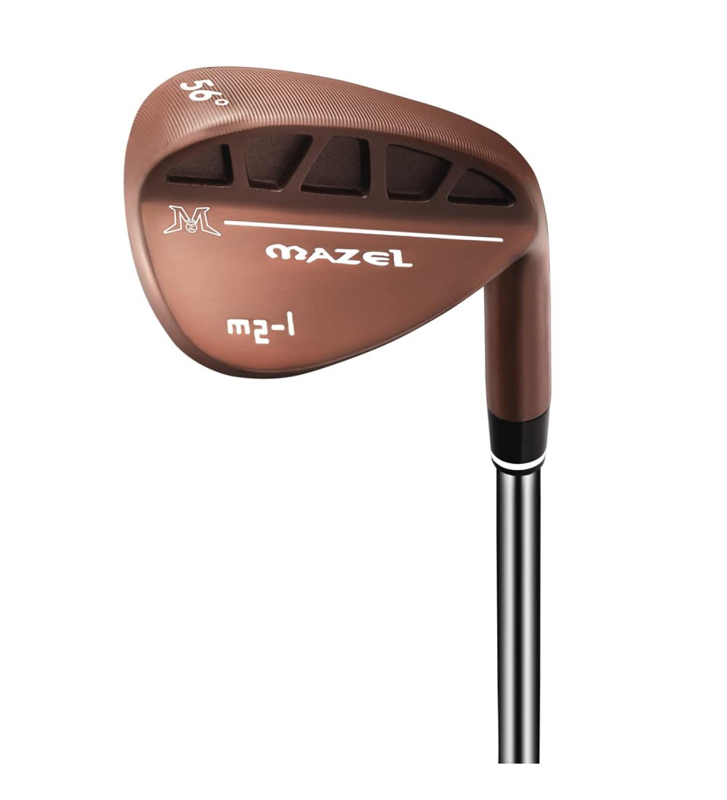 MAZEL Premium Golf Sand Wedge Gap Wedge Lob Wedge for Men & Women - Coffee 56D, High Loft Golf Club for Easy Flop Shots & Bunker Escapes - Buy Online on SooperMarket.com