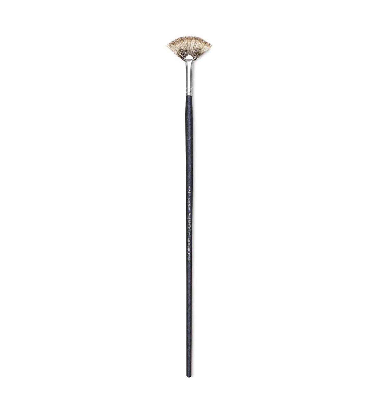 Royal & Langnickel Sabletek Brushes Long Handle 4 fan blender L95530