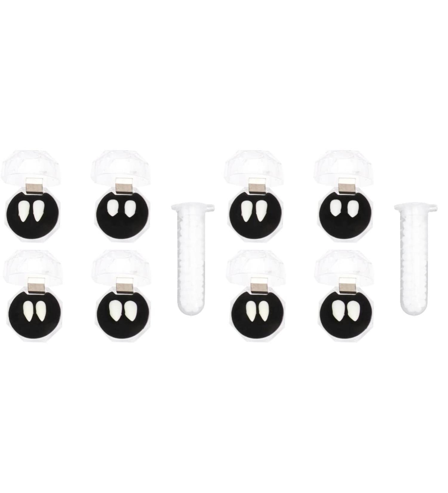 Bestoyard 2 Pack Halloween Vampire Fangs and Werewolf Teeth Set - Fake False Teeth for Costumes - Buy Online on SooperMarket.com
