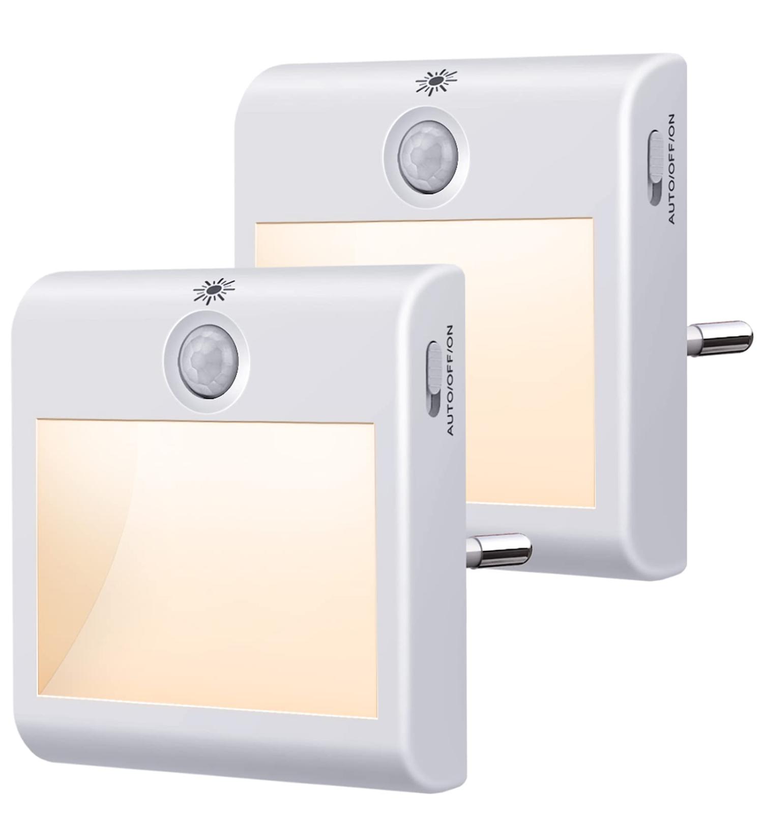 Suright Night Light Socket with Motion Detector - 2 Dimmable Brightness Modes for Kids' Room Bedroom Stairs & Kitchen - Warm White 2800-3500K - Buy Online on SooperMarket.com