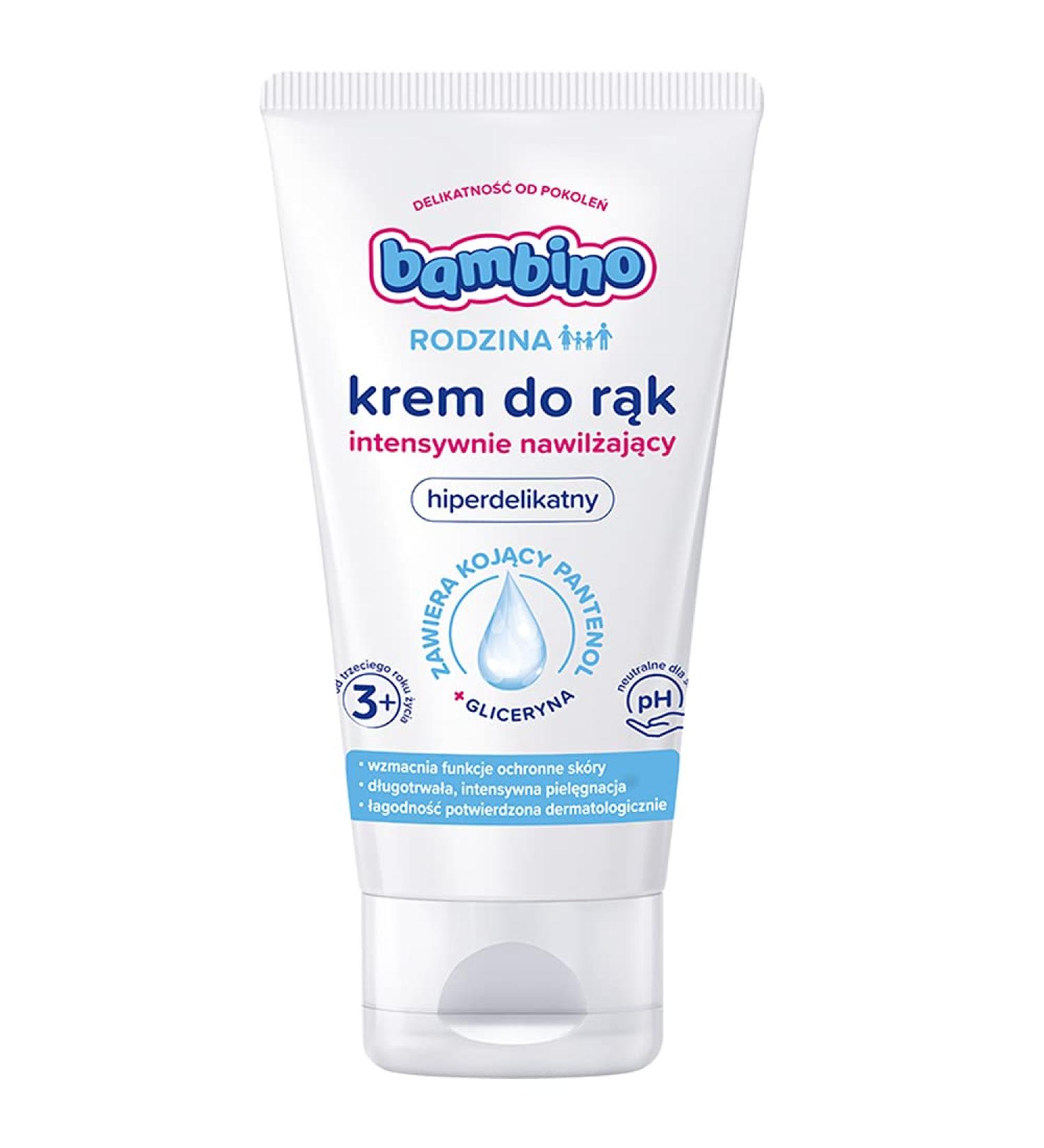 Buy Bambino Family Hand Cream 75ml - Nourishing & Moisturizing for All Skin Types | Fast International Shipping - Buy Online on SooperMarket.com