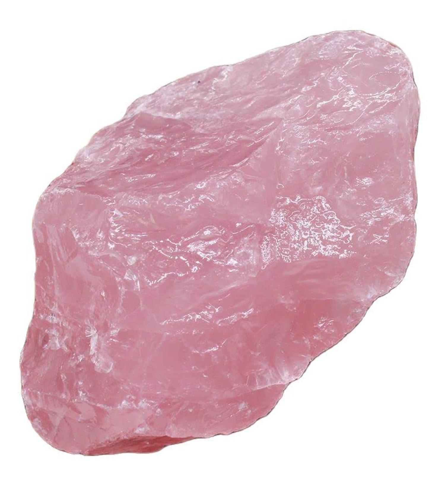 Natural Raw Pink Rose Quartz Crystal Rough Stone Specimen Crystal Love Natural Stones and Minerals Fish Tank Stone Rocks (Size : 80-120g) - Buy Online on SooperMarket.com