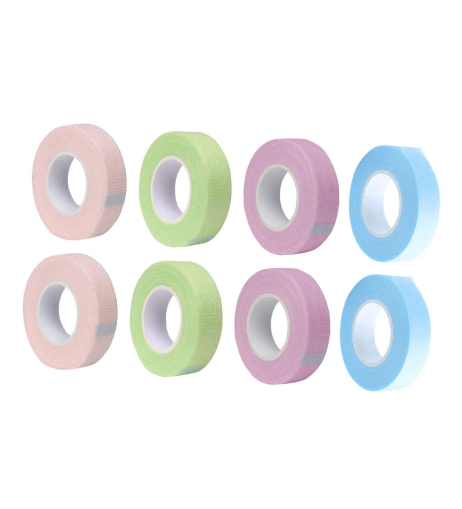 Minkissy 12 Rolls Eyelash Extension Tape - Premium Makeup & Beauty K-Tape Fabric Lash Tape Japanese-Style Supplies for Perfect Lashes - Buy Online on SooperMarket.com