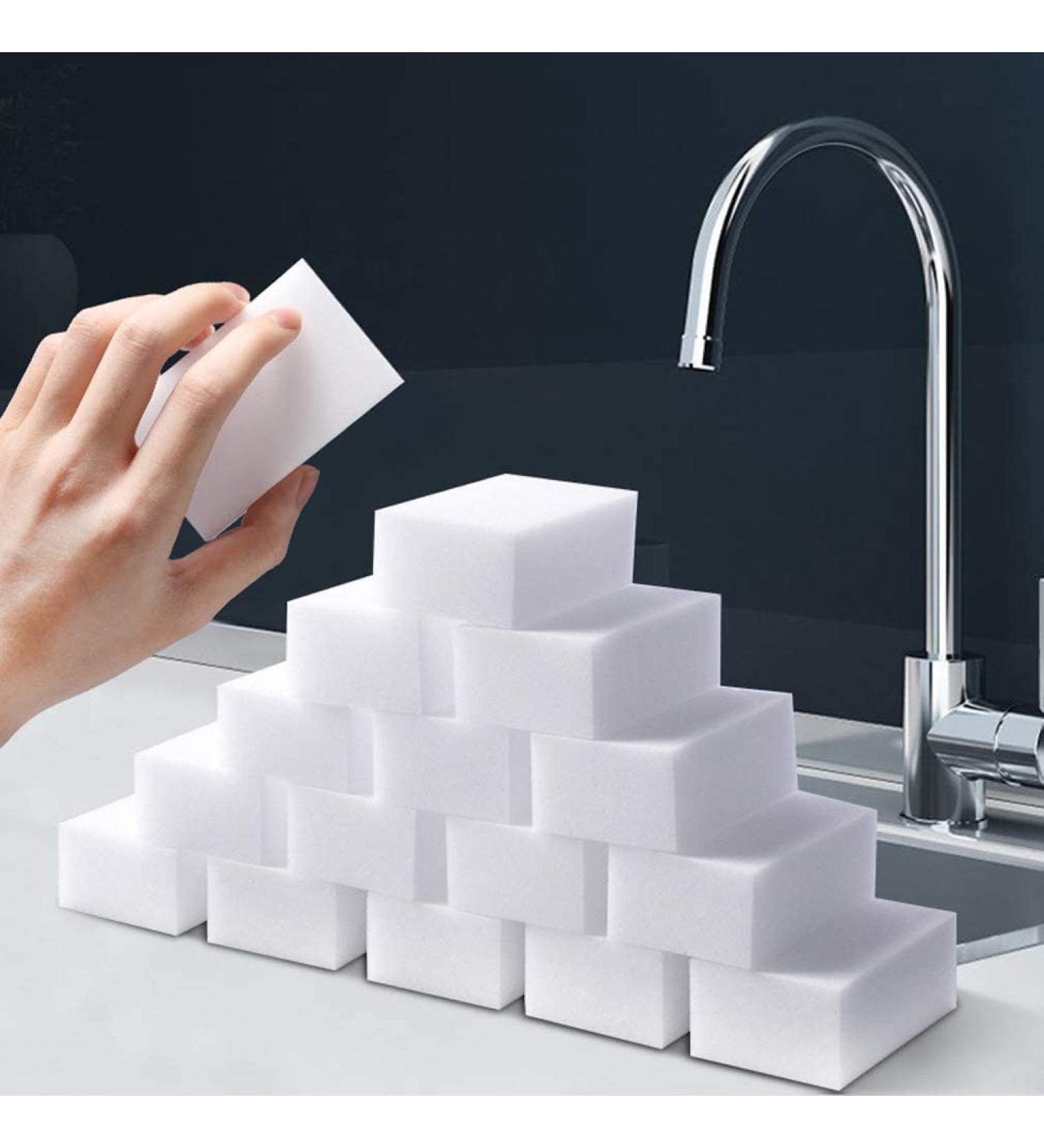 LEIFIRE Hi.Power 10 Pcs Magic Sponge Eraser Foam Cleaning Pads - Multi-Functional Melamine - Buy Online on SooperMarket.com