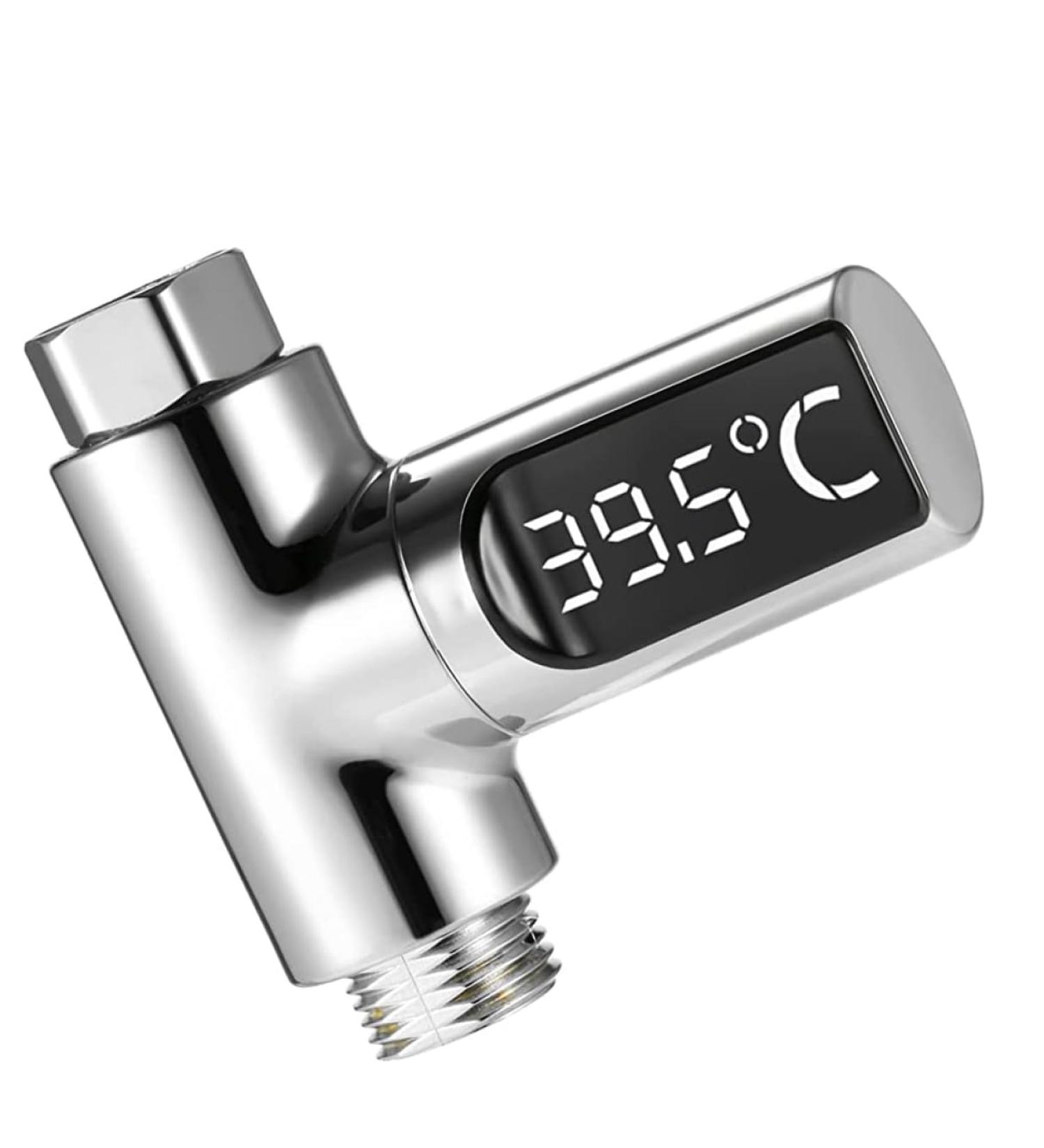 Digital Shower Thermometer 5 85 C | 360 Rotating LED Water Meter | Baby & Elderly Safe Thermometer - Buy Online on SooperMarket.com