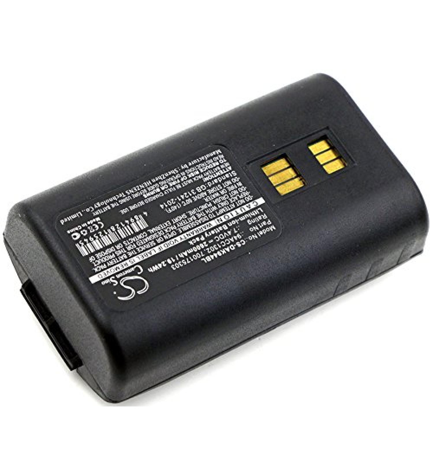 Replacement Battery for Datalogic 944501088 | 2600mAh 7.4V Compatible Parts: 700175303 944551004 944551005 | International Shipping Available - Buy Online on SooperMarket.com