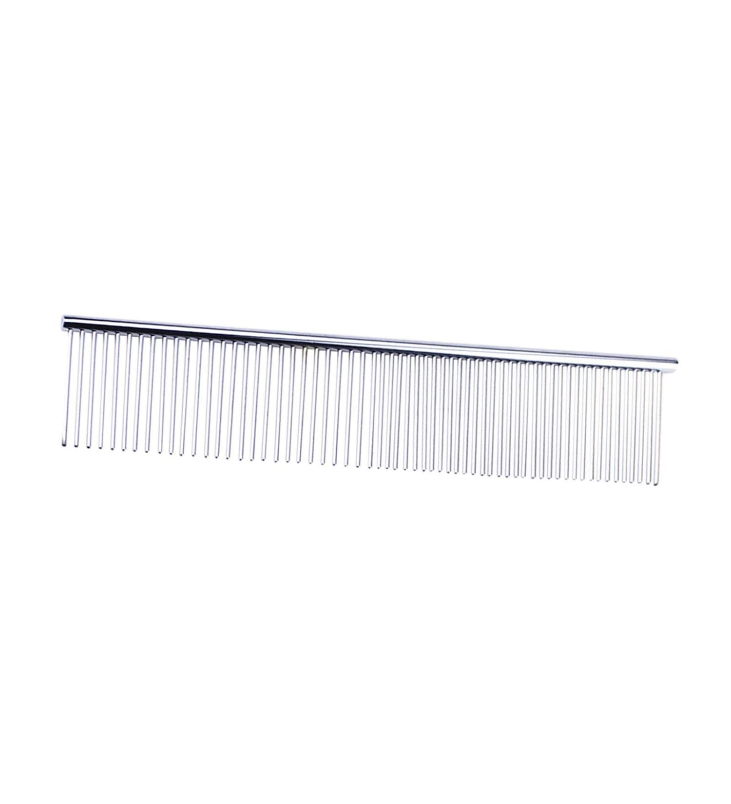 F Fityle Stainless Steel Dog & Cat Comb - Ideal for Long & Short Hair Pet Grooming Tool for Kittens & Small Animals - Buy Online on SooperMarket.com