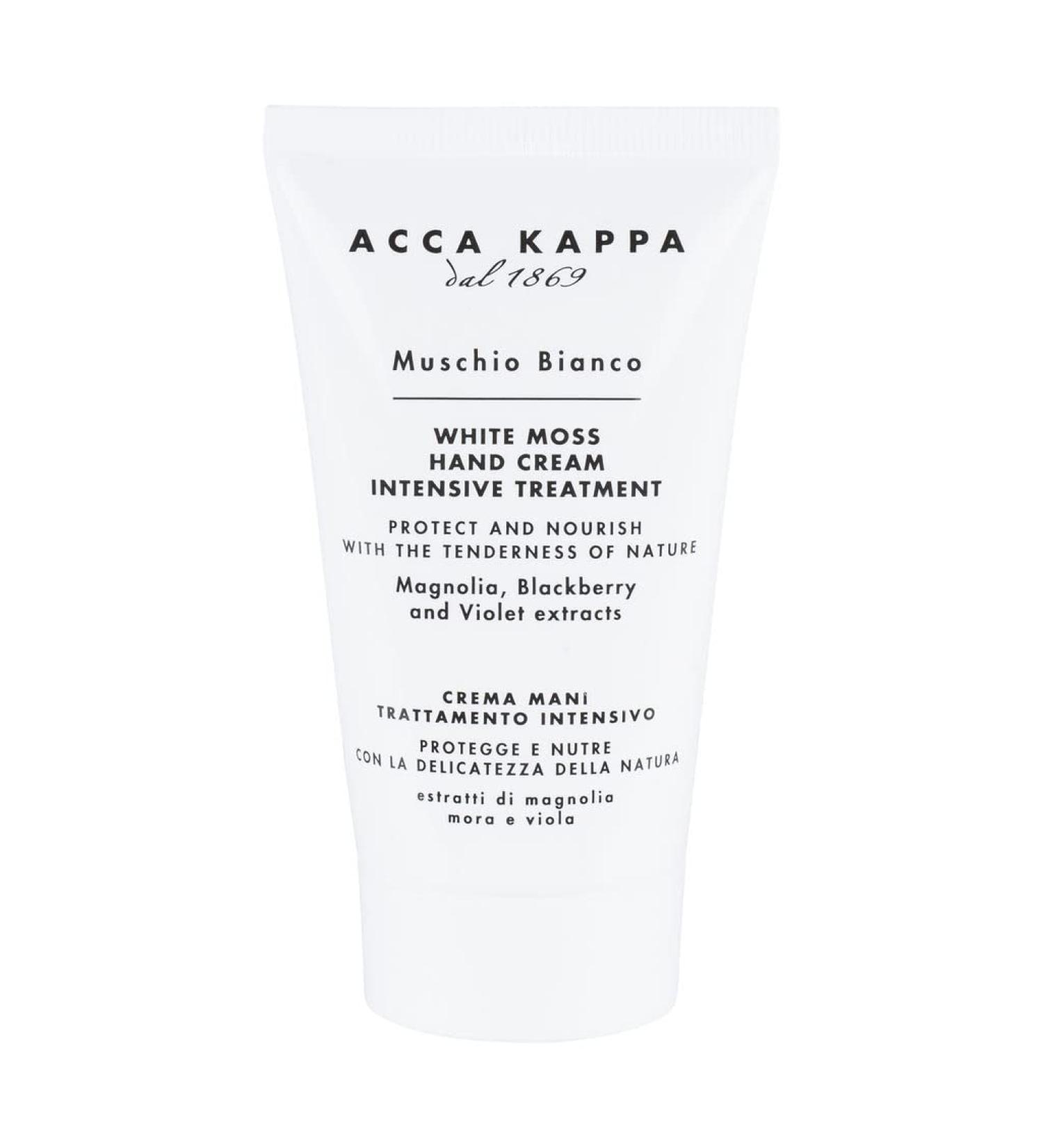 Acca Kappa White Moss Hand Cream 2.5 fl oz - Soaps Fantasy | Premium Moisturizing Cream for All Skin Types - Buy Online on SooperMarket.com