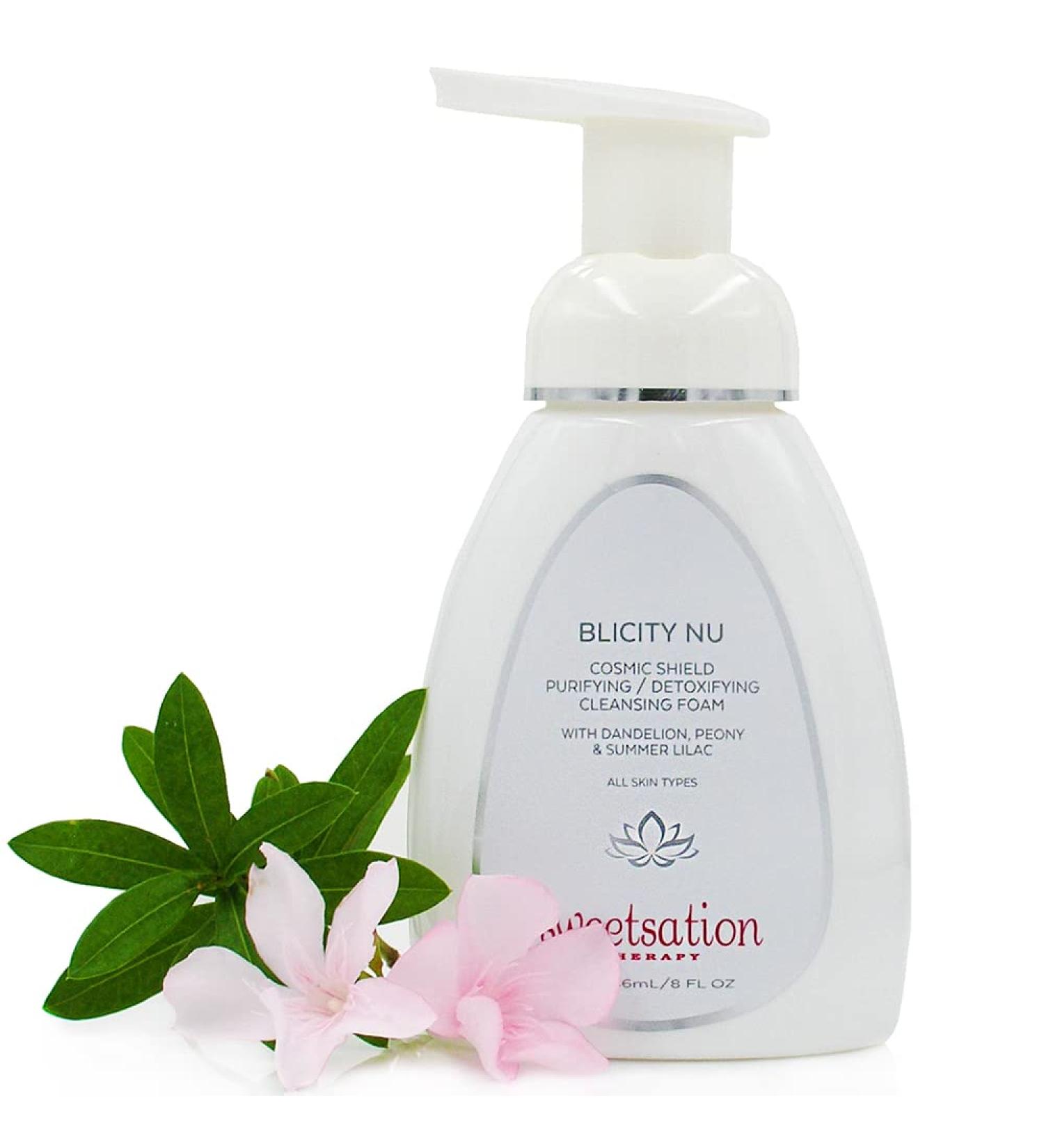 YUNASENCE BLICITY NU Cosmic Shield Cleansing Foam - Detoxifying Purifying Facial Wash for All Skin Types - 8oz International Shipping - Buy Online on SooperMarket.com