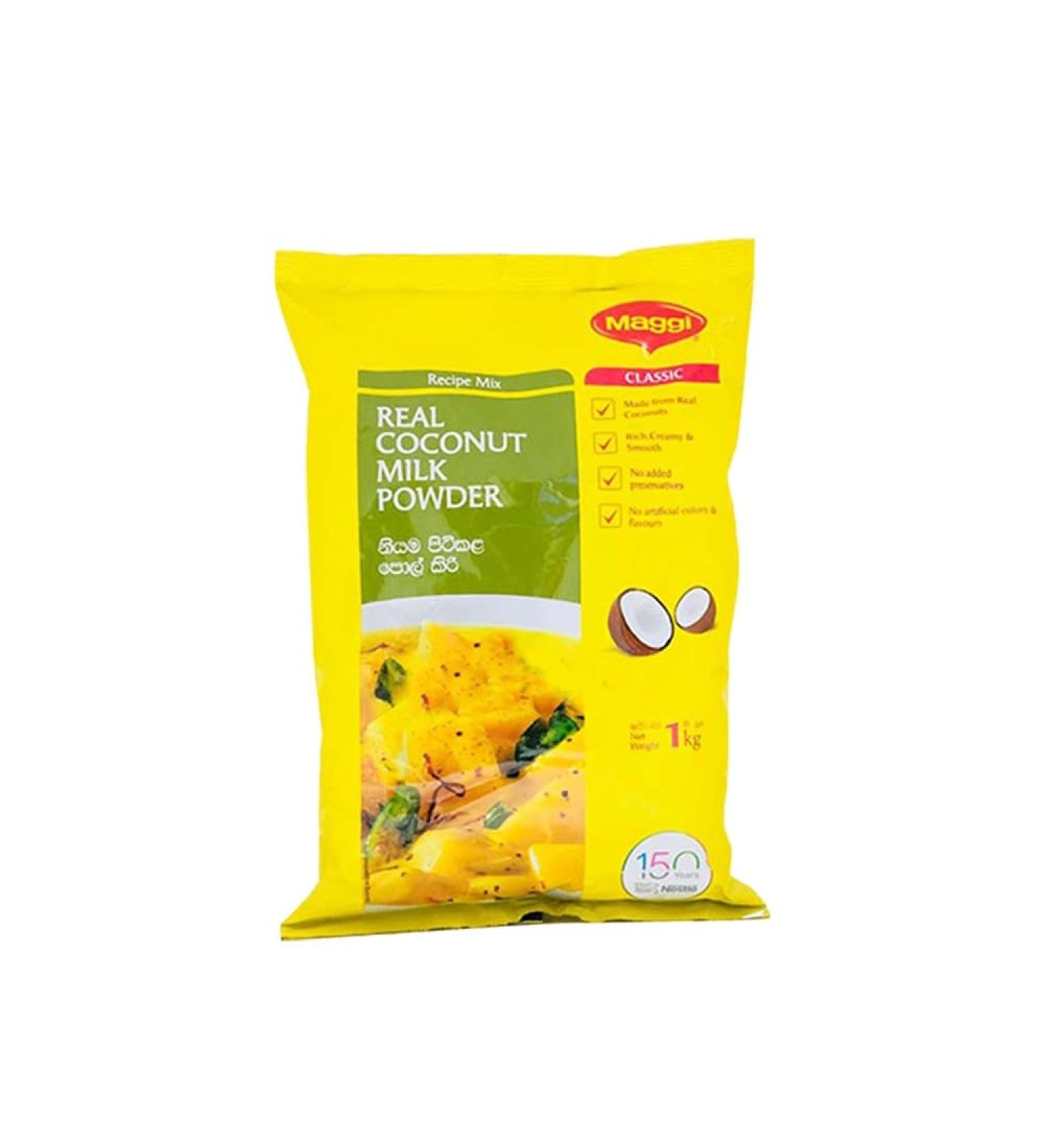 Maggi Coconut Milk Powder | 100% Fresh Coconut Powder | Perfect for Curry Dishes & Coconut Rice Puddings | Sri Lankan Origin | 1KG | Pack of 1 1KG-PACK OF 1 - Buy Online on SooperMarket.com