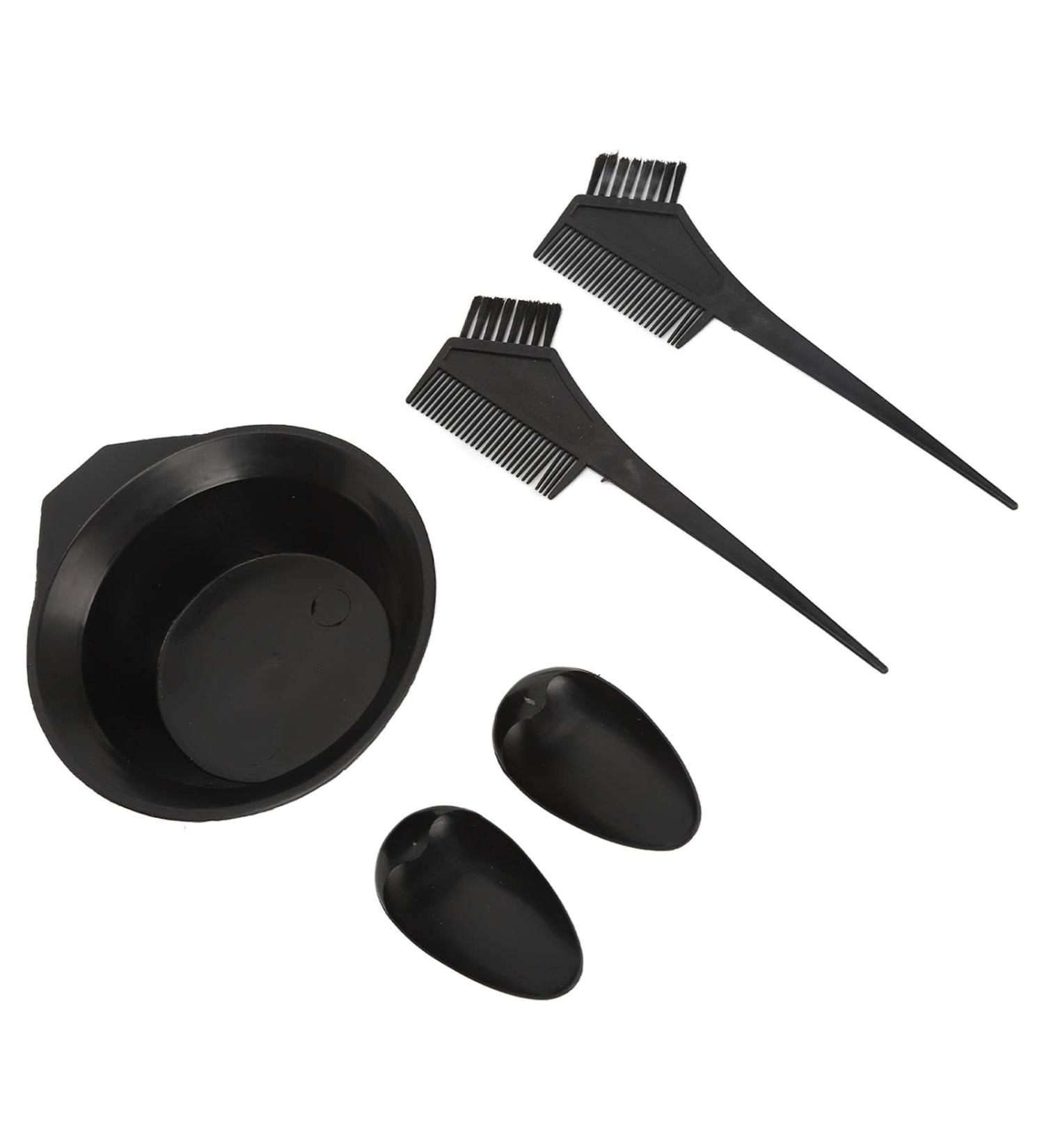 11PCS Hair Dye Dyeing Kit Hair Household Tinting Bowl Soft Dye Brush Ear Cover Hair Coloring Dye Tools for DIY Salon - Buy Online on SooperMarket.com