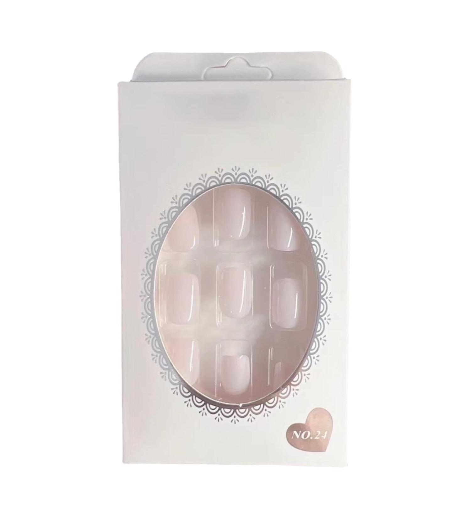 Neamou False Nails | Wearable Nail - 24 Pieces No Glue Press On Nails Fake Nails Short Removable False Nails Kit for Women - Buy Online on SooperMarket.com