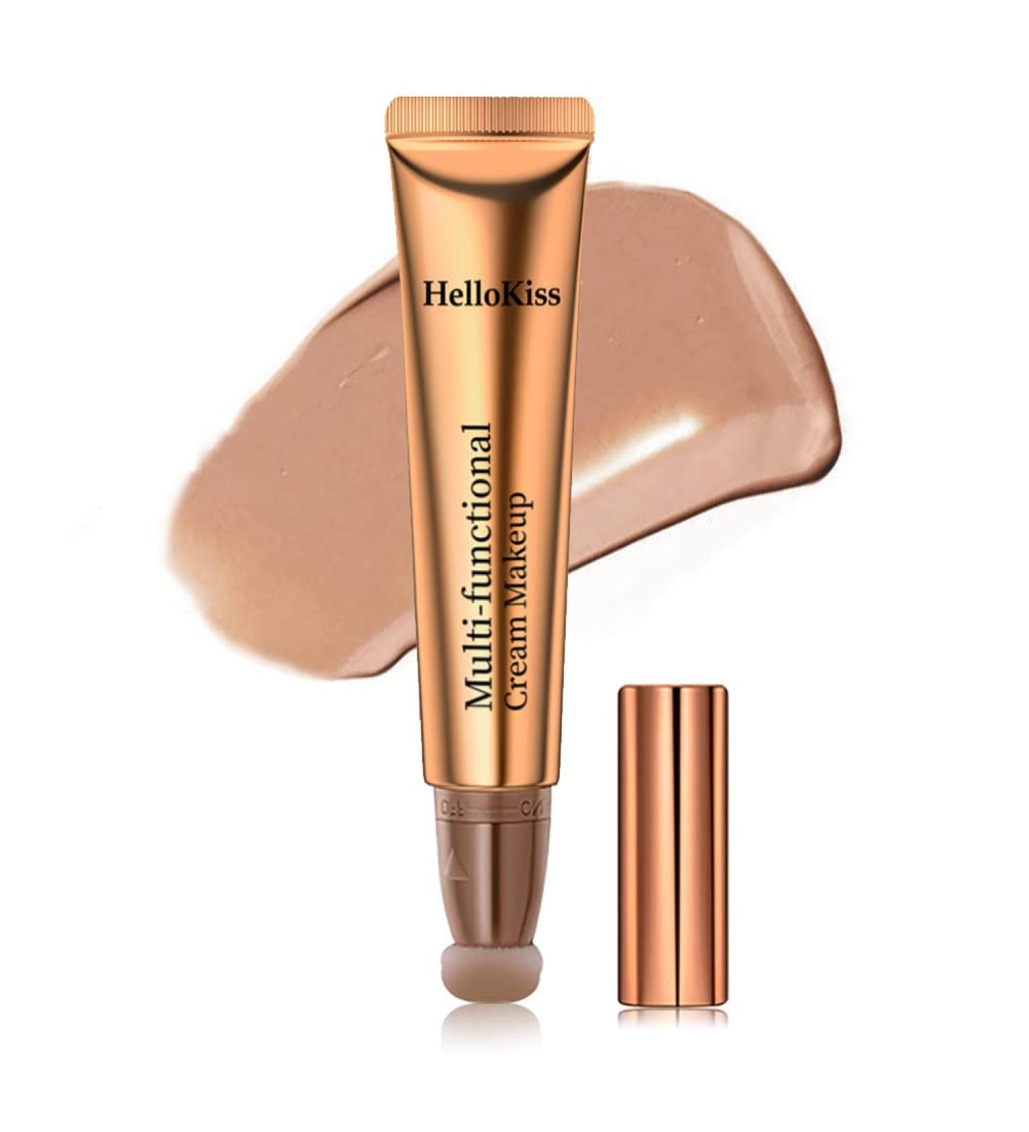 ZARICS Liquid Face Concealer Pen - Smooth Creamy Matte Finish Contour Stick for Body & Face | Waterproof Blendable Makeup with Cushion Applicator - Buy Online on SooperMarket.com