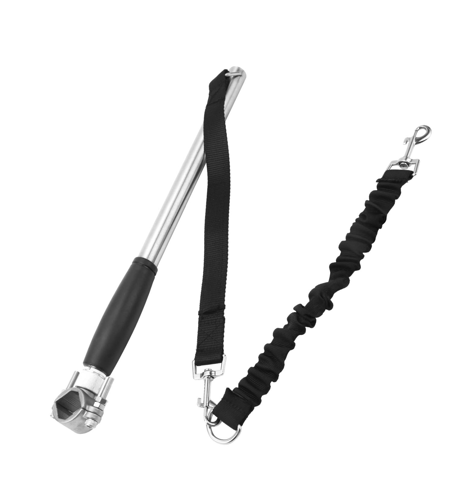 iFCOW Dog Bike Leash - Hands-Free Bicycle Training Leash for Jogging & Walking | Silver Perfect for Cycling - Buy Online on SooperMarket.com