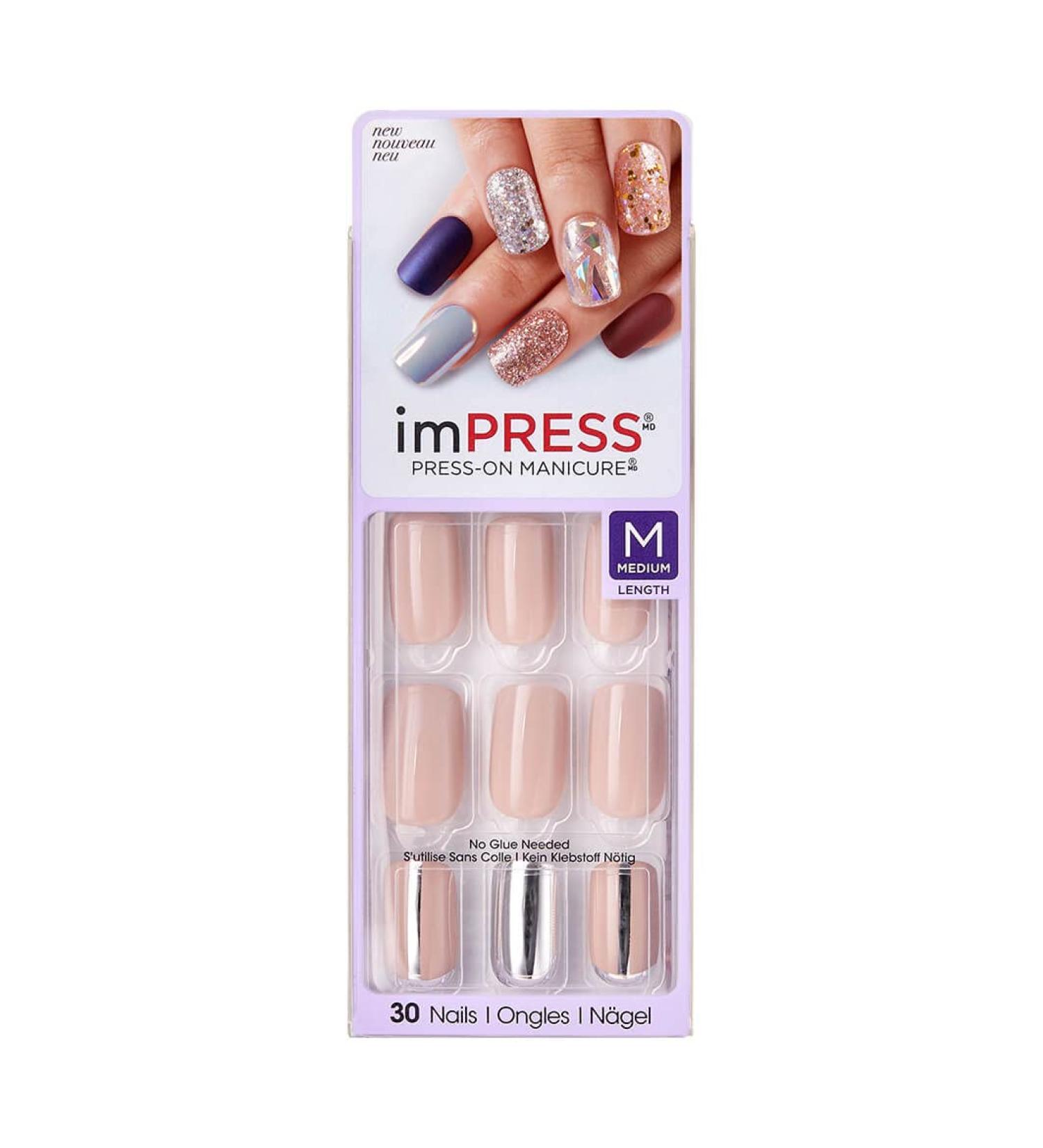 Shop Kiss Nail Impress Medium - Fame Game | Trendy Nail Art for Perfect Manicure | International Shipping Available - Buy Online on SooperMarket.com