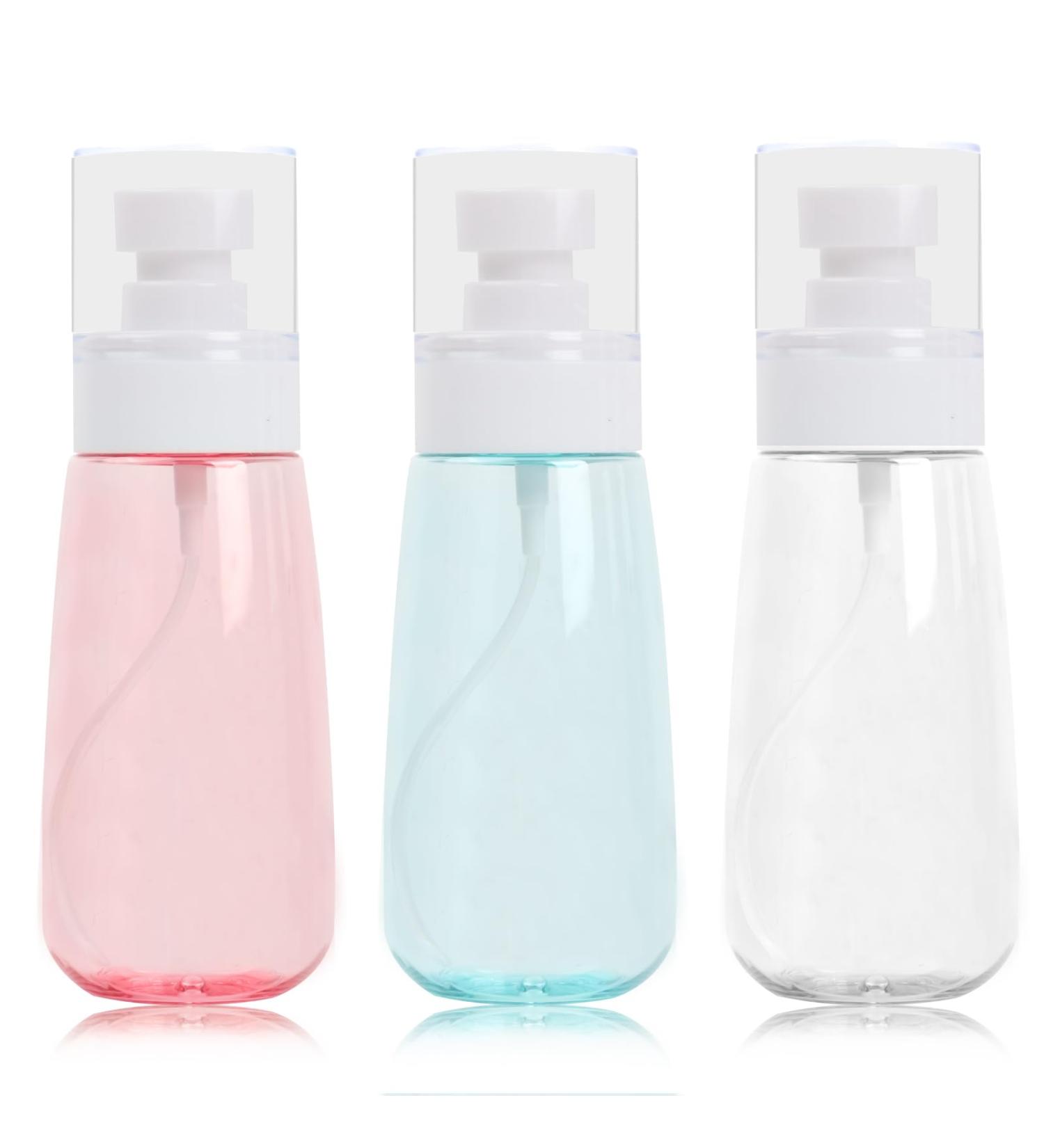 3 Pack Travel Spray Bottle Small Spray Bottle Travel Size Leak Proof Refillable Fine Mist Spray Bottle Mini Spray Bottles Fine Mist Empty Travel Bottle Set for Perfume Essential Oils (60ml) - Buy Online on SooperMarket.com