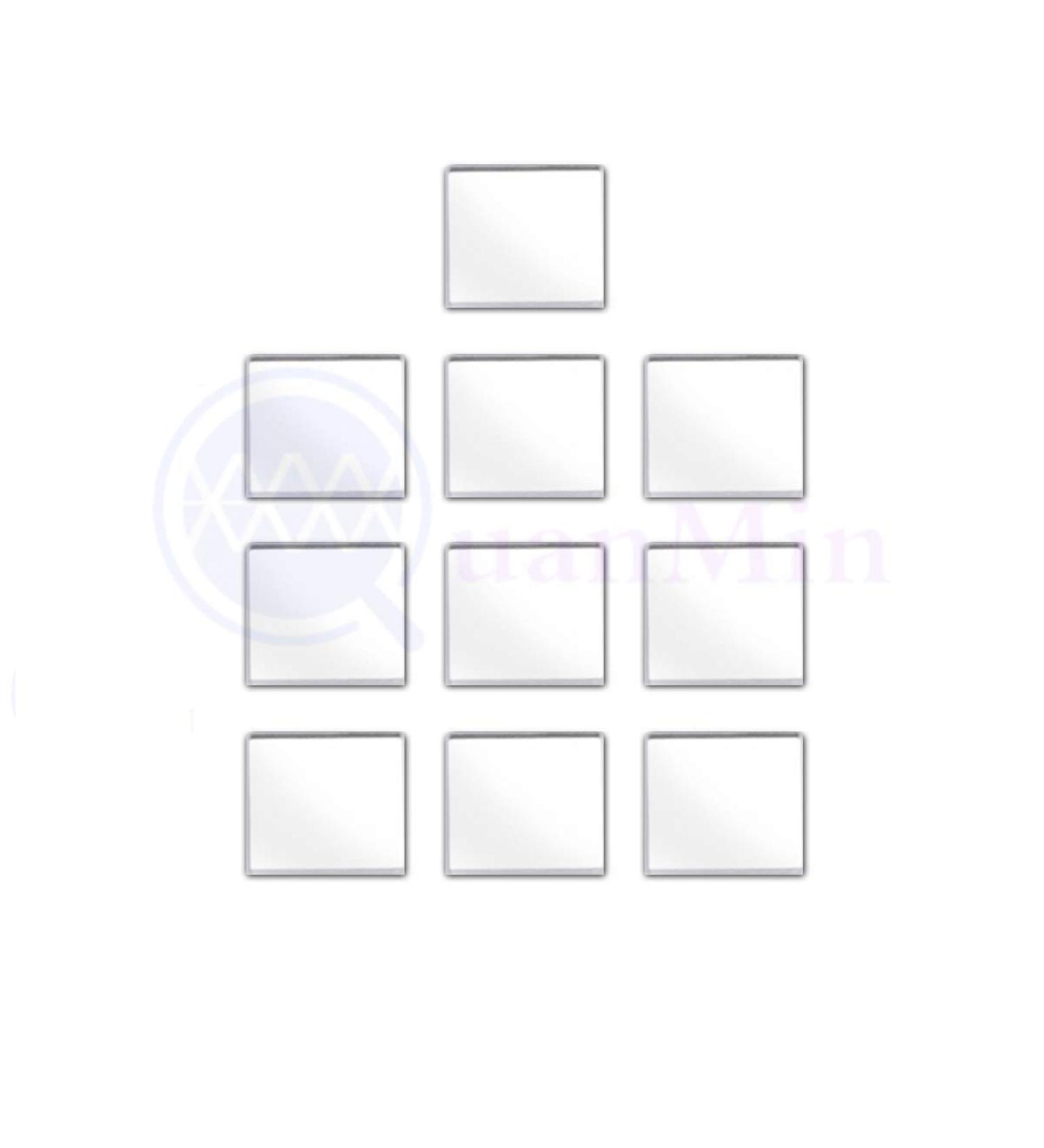 Quanmin 10pcs 6x6x0.55mm 940nm IR Infrared Narrow Bandpass Filter for Camera & Face Recognition - Buy Online on SooperMarket.com
