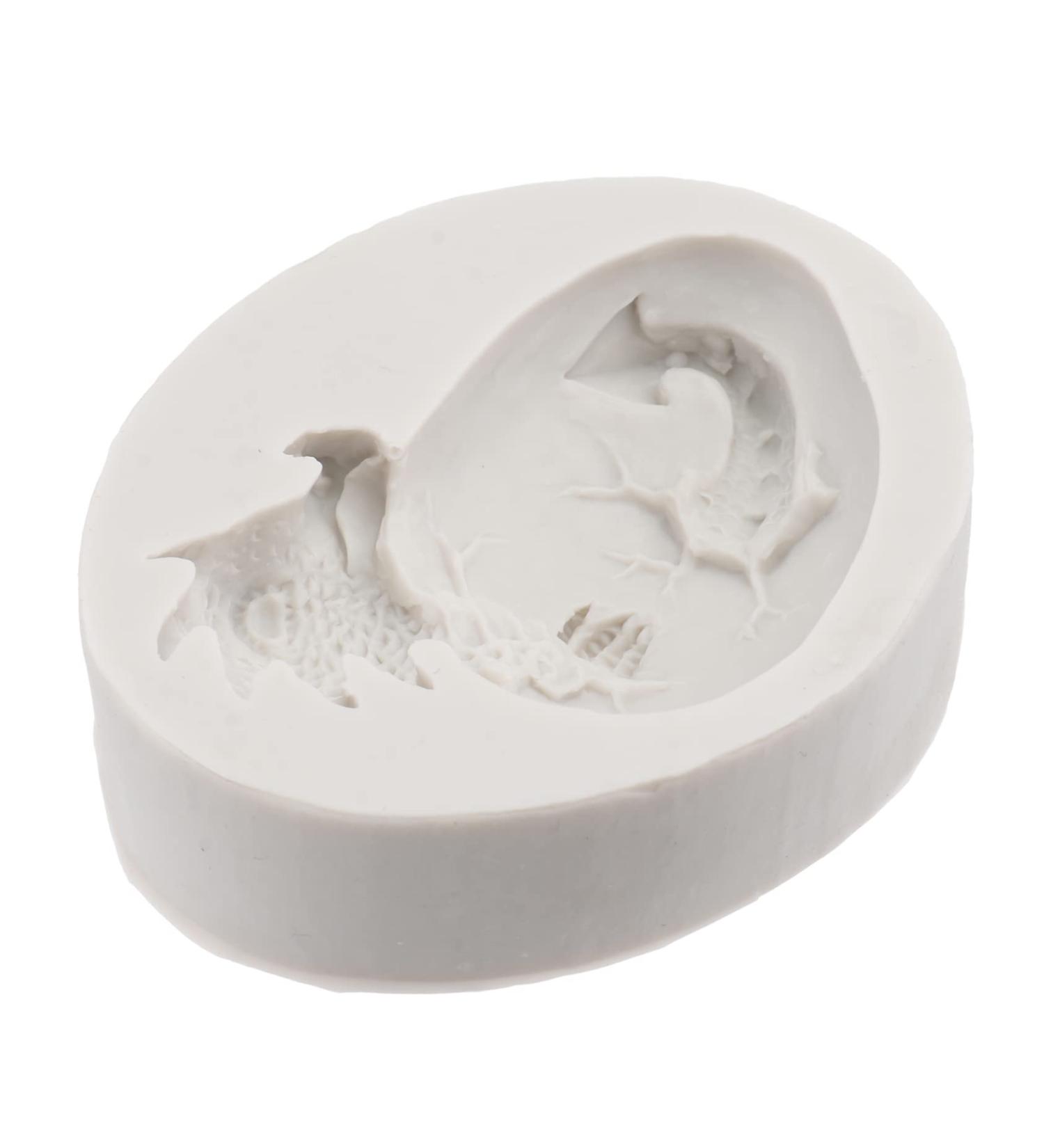 LALAFINA Chocolate Mould Dragon Silicone Molds Easter Lamb Chocolate Silicone Molds Easter Sugar Molds Pink Bunny Ears Easter Egg Mold Easter Fondant Mold Cake Crayon White - Buy Online on SooperMarket.com