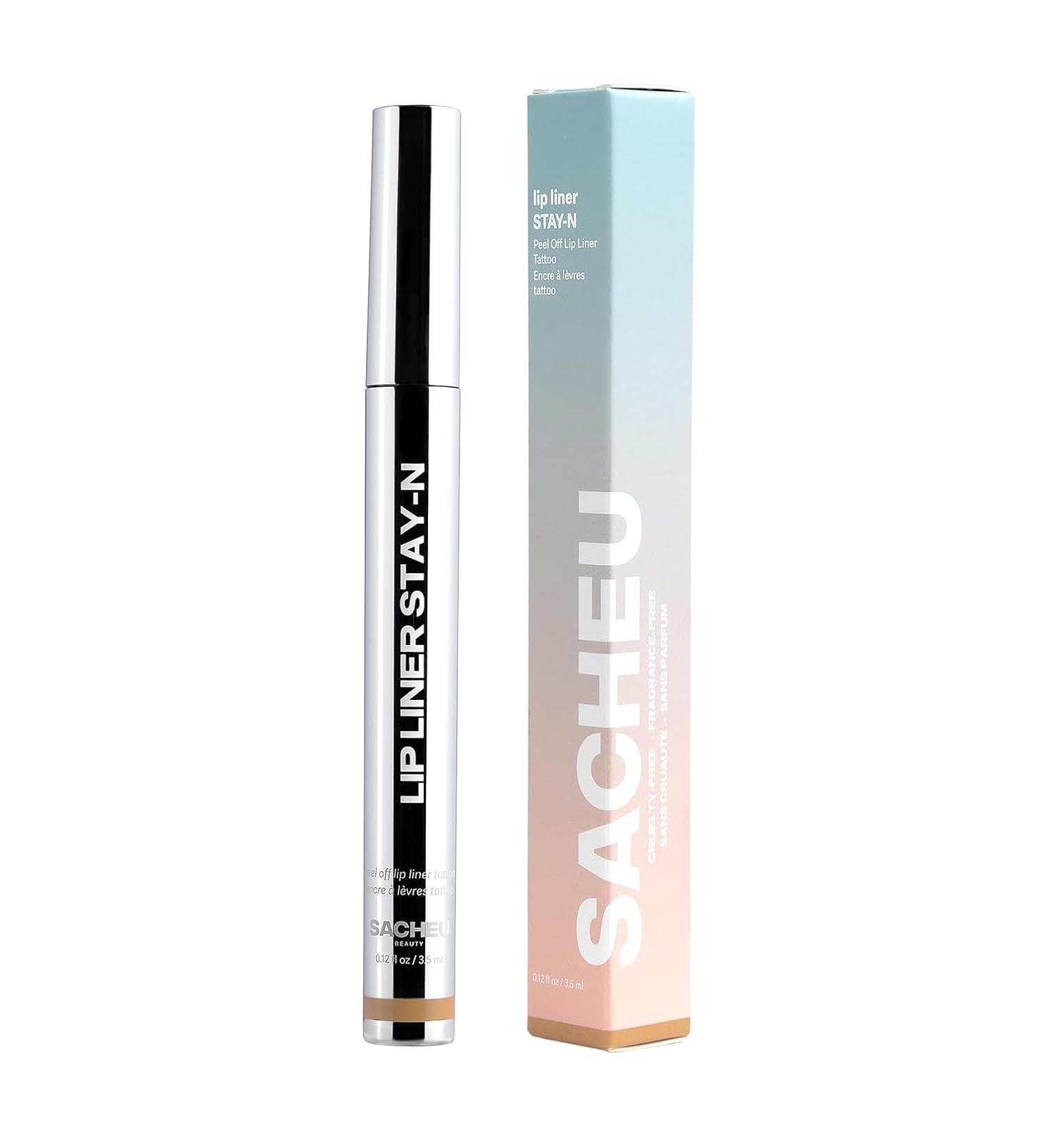 Sacheu Lip Liner Stay-N - Peel Off Lip Stain - 0.12 Fl Oz | Long-Lasting Lip Liner Tattoo - Buy Online on SooperMarket.com