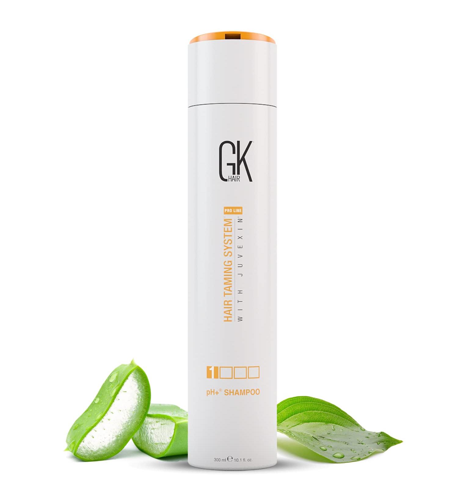 GK HAIR Global Keratin pH+ Clarifying Shampoo (10.1 Fl Oz) Deep Cleansing with Aloe Vera, Vitamins & Natural Oils - For All Hair Types - Buy Online on SooperMarket.com