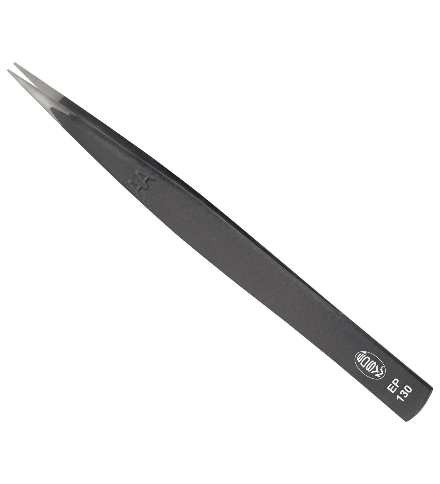 Tweezers wide/square 114 mm tweezers and replacement tips 1 piece EP 130