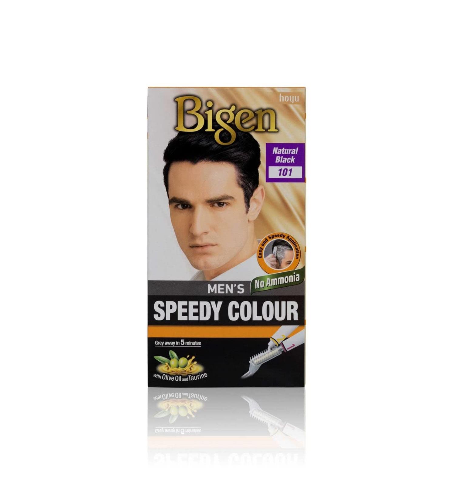 Bigen Men's Speedy Colour Hair Dye - Natural Black | Fast Shipping Worldwide - Buy Online on SooperMarket.com