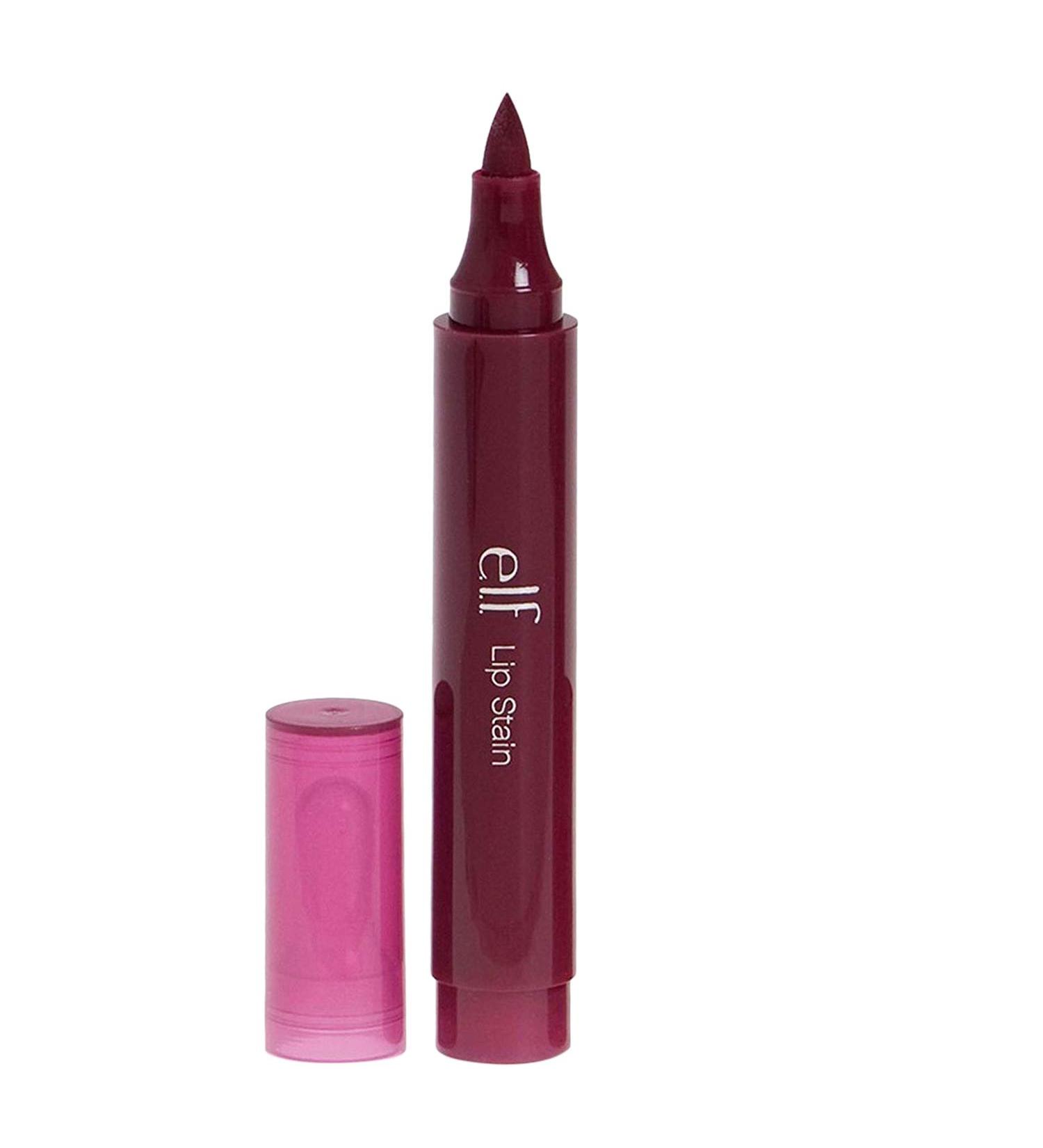 e.l.f. Lip Stain Berry Blush 0.07 Ounce - Long-Lasting Lip Color - Buy Online on SooperMarket.com