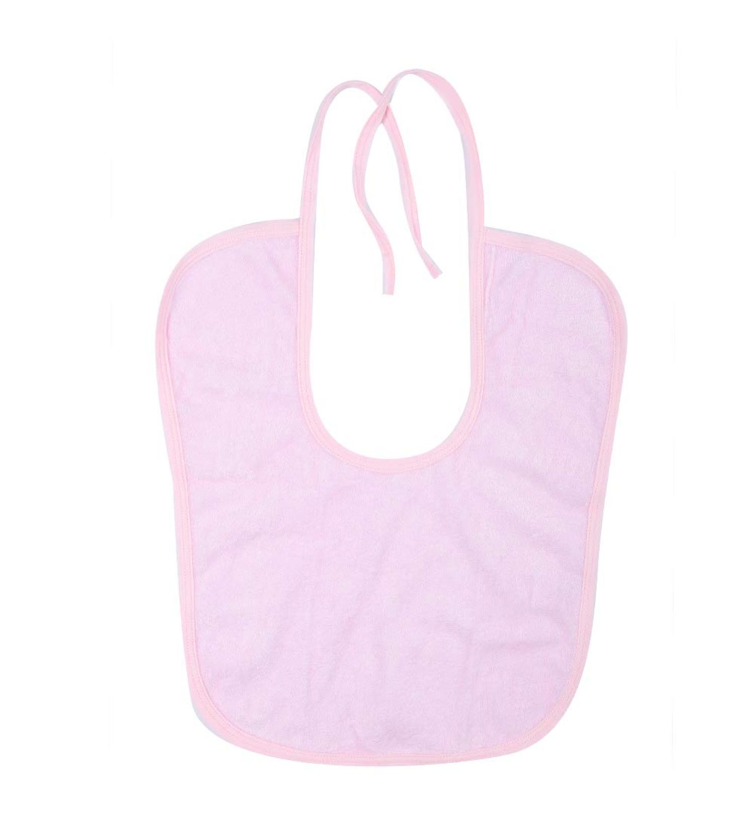 Adult Bib Skin-friendly Soft Waterproof Waterproof Bib Eating for(Light pink 31 * 42) - Buy Online on SooperMarket.com
