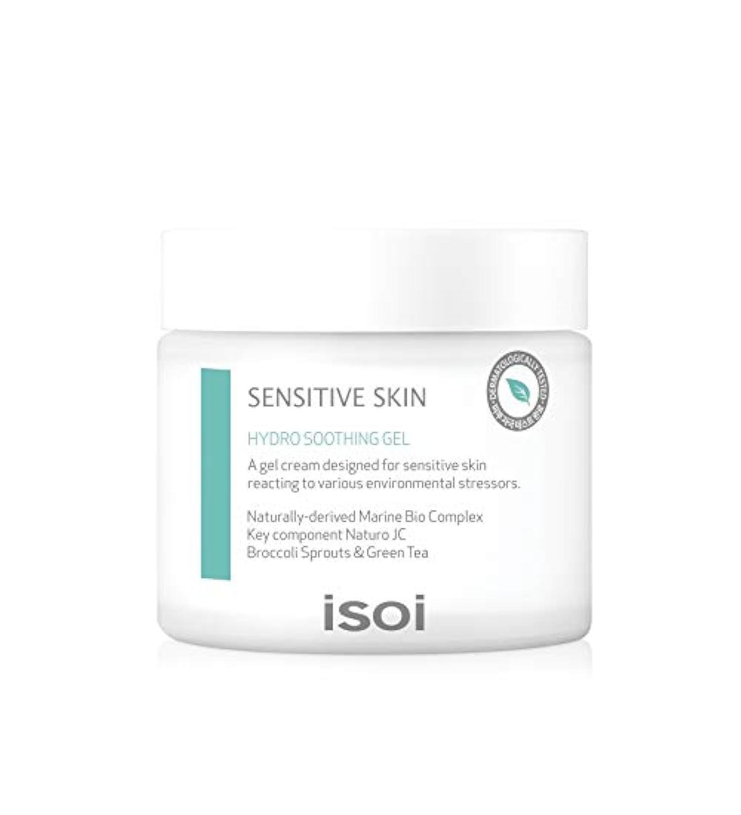 isoi Sensitive Skin Hydro Soothing Gel 80ml - gentle moisturizing gel cream cooling and calming support