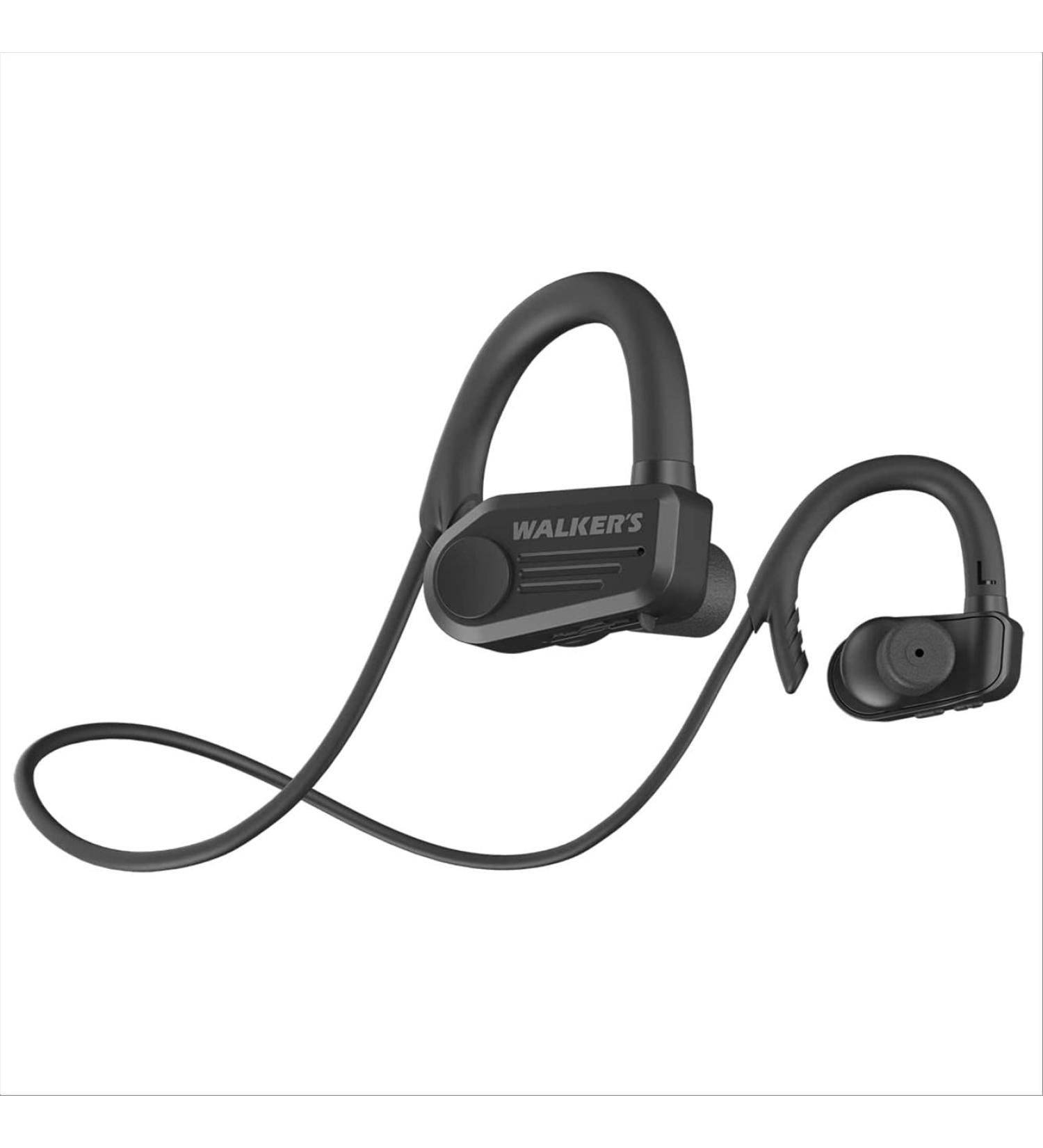 Walker's Shooting Ear & Hearing Protection Sport Electronic Bluetooth Rechargeable ATACS Wireless Earbuds