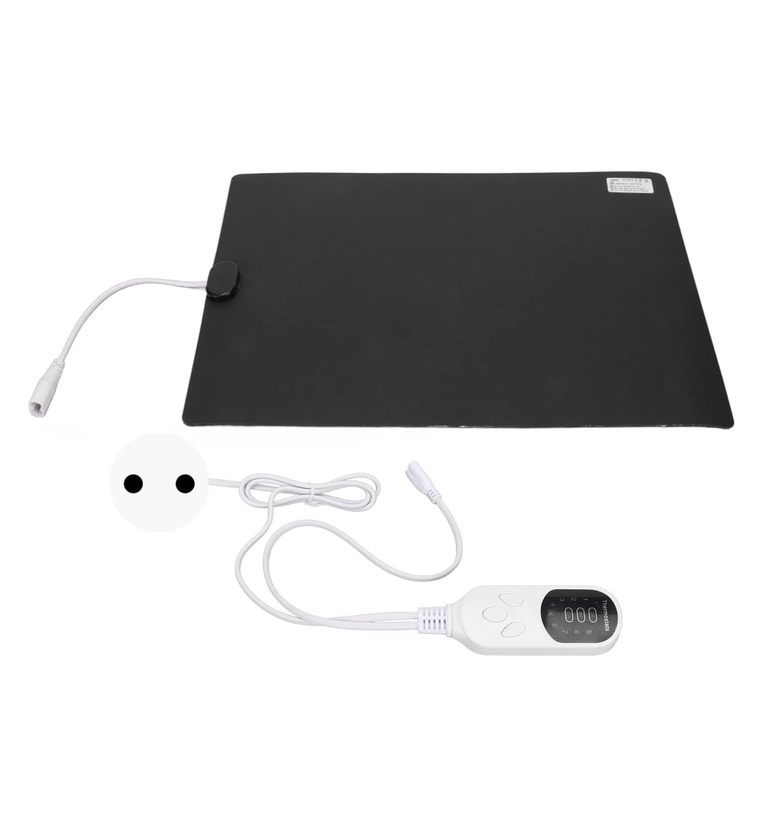 Buy Heated Floor Mat for Feet - Adjustable Electrical Foot Warmers with Remote Control | Waterproof Infrared Heating Pad (9 Temperature Levels) - Ideal Portable Foot Heating Solution for Comfort! - Buy Online on SooperMarket.com