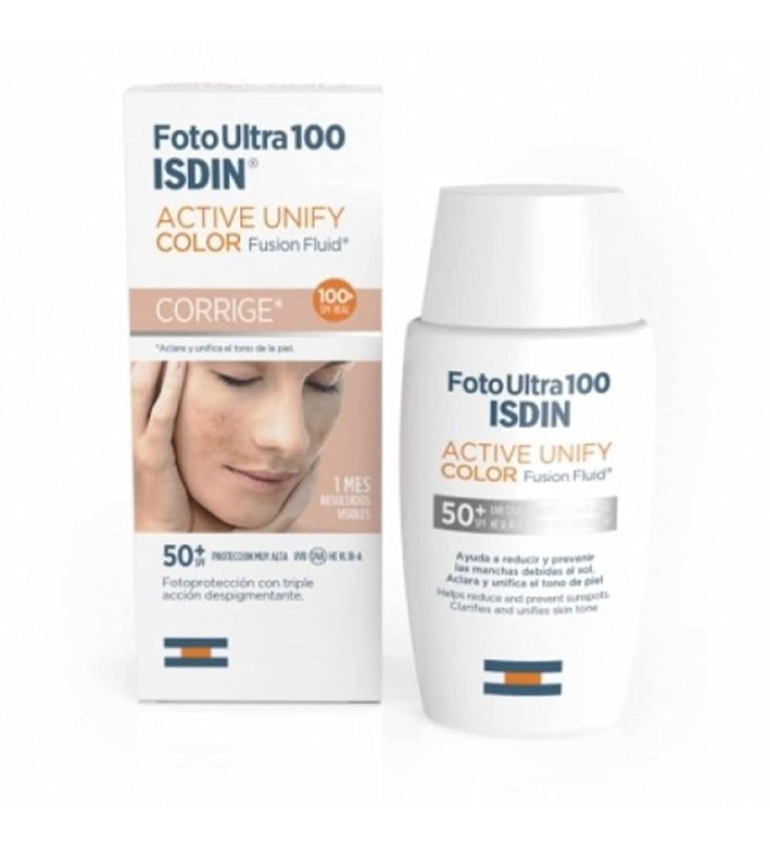 ISDIN FOTO ULTRA ACTIVE UNIFY FUSION FLUID COLOR SPF 50+ 50 ML