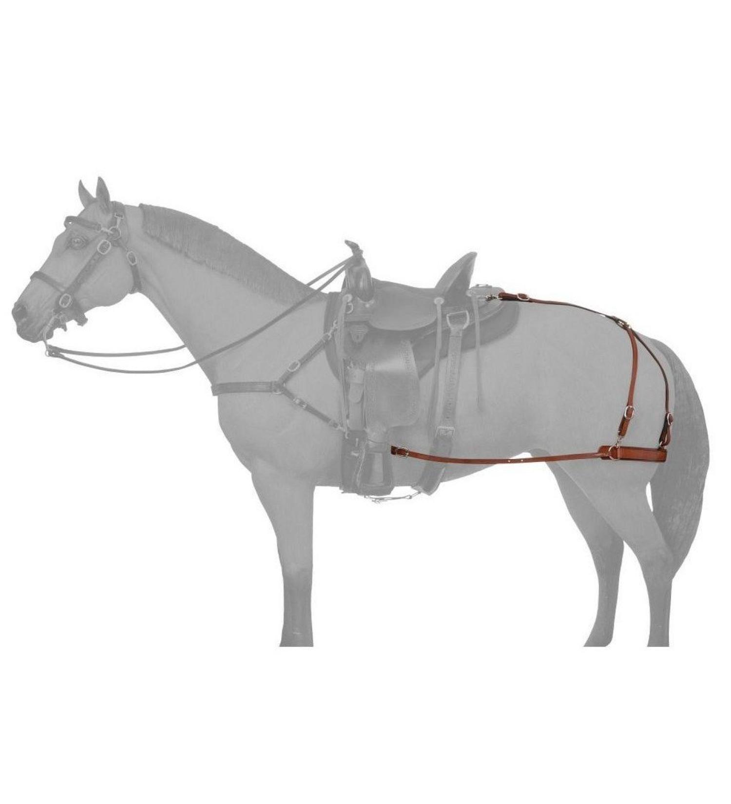 Tough-1 Leather Mule Breeching