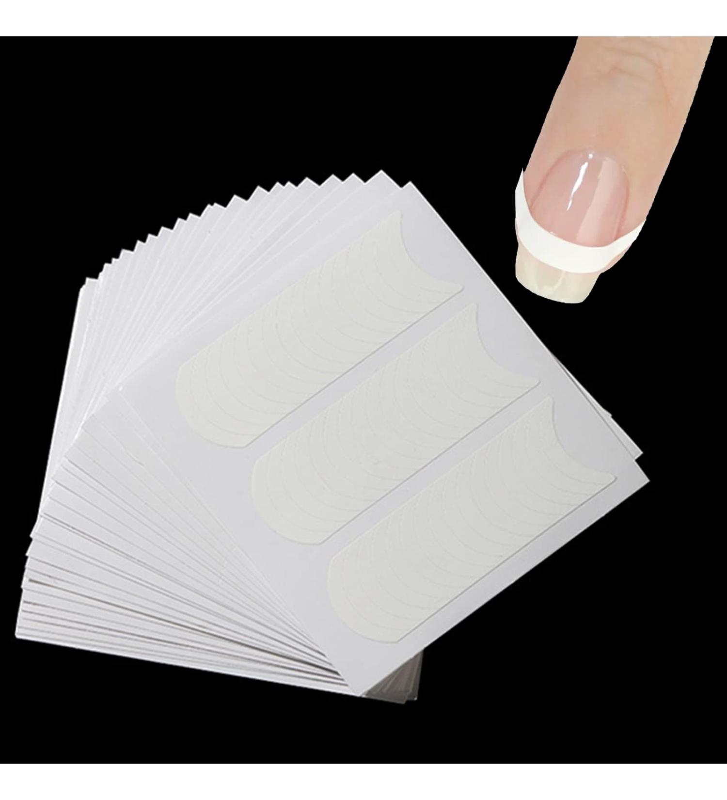 1200 PCS Crescent French Manicure Nail Art Stickers | DIY Nail Stencils & Decorations - Buy Online on SooperMarket.com