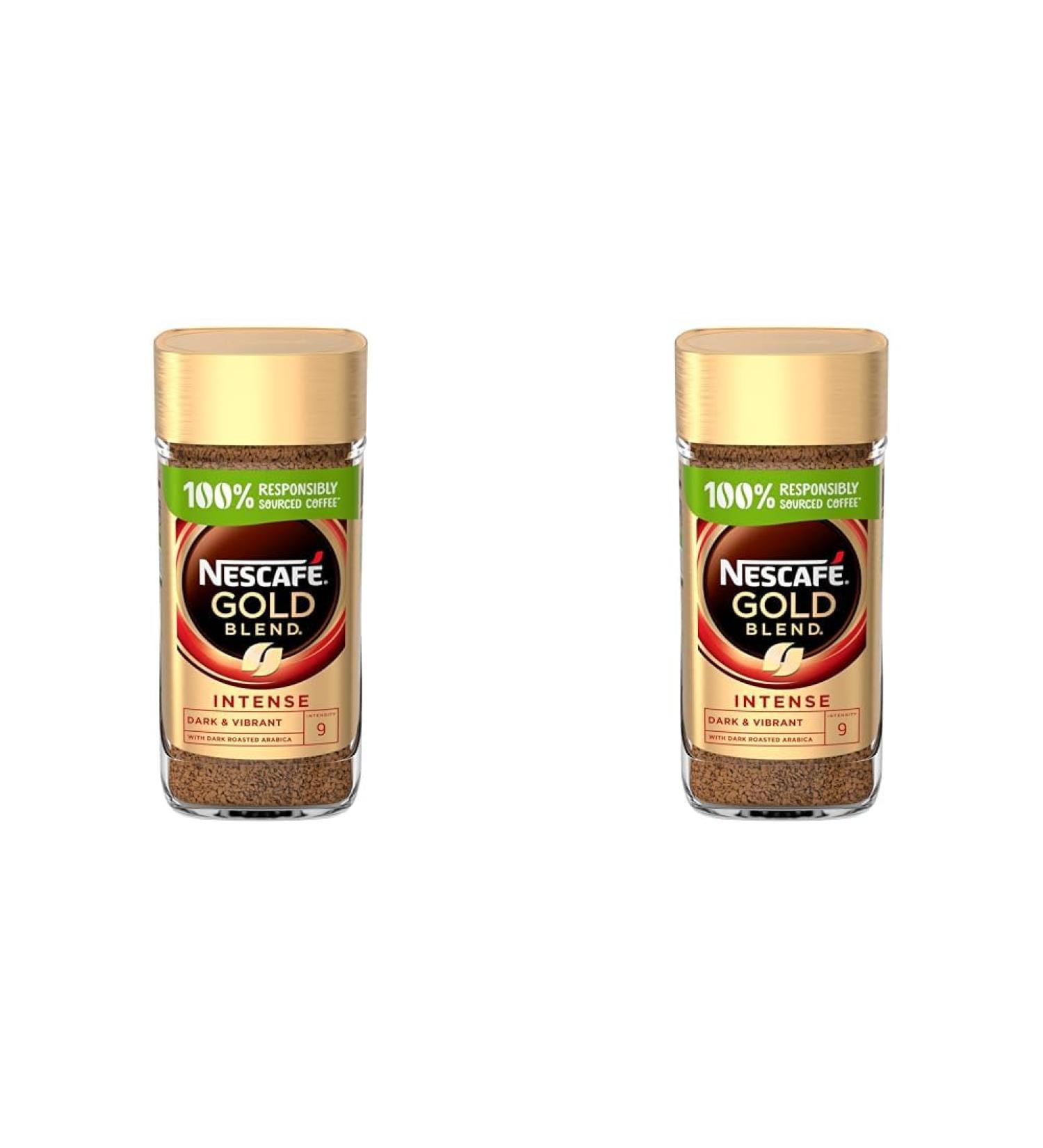 Nescaf Gold Blend Intense Instant Coffee Rich & Full-Bodied Dark Roasted Coffee Arabica & Robusta Coffee Premium Instant Coffee 200g (Pack of 2) - Buy Online on SooperMarket.com