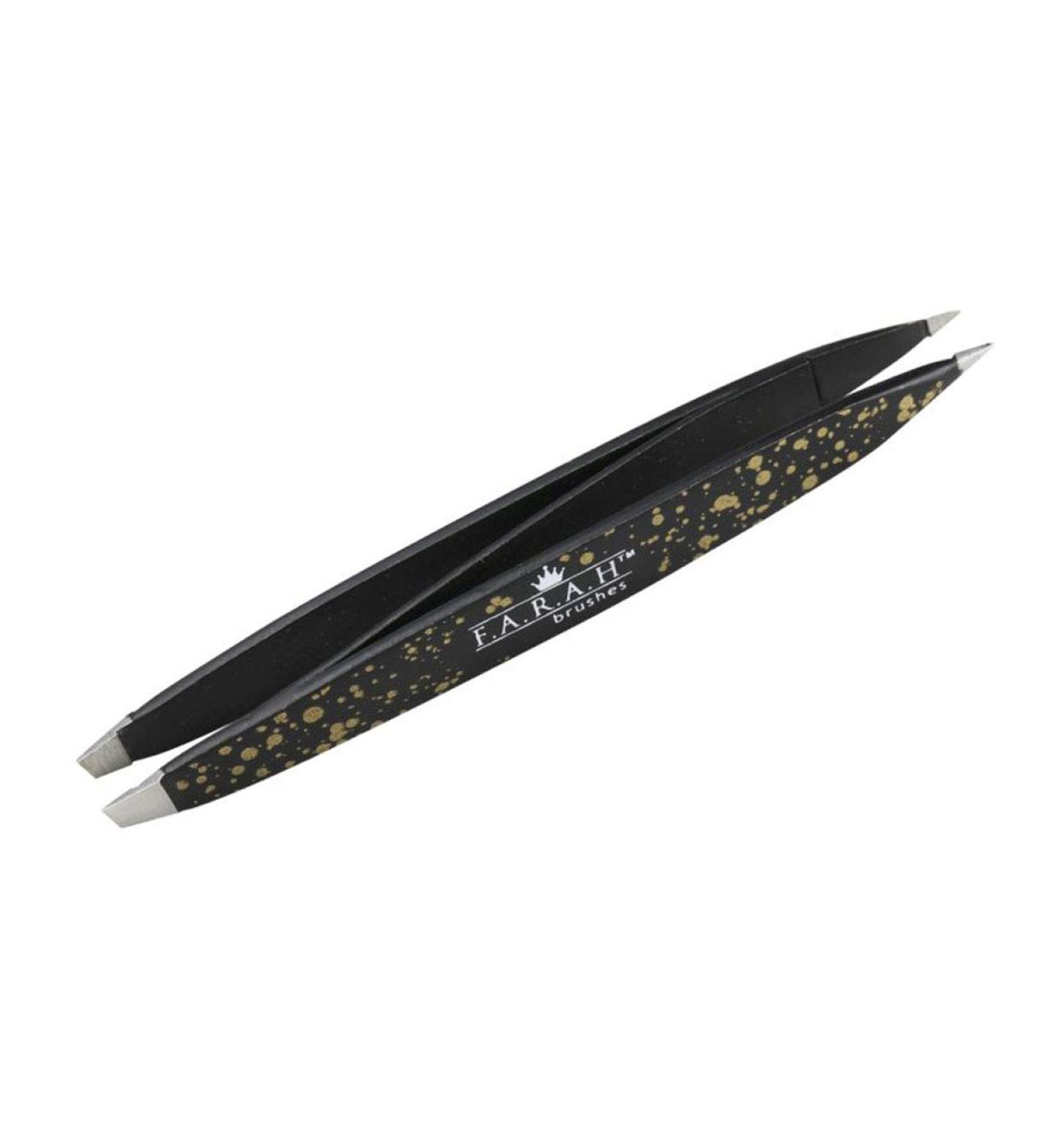 F.A.R.A.H. Z-Tweeze Professional Stainless Steel Precision Tweezers - Galaxy Gold - Buy Online on SooperMarket.com