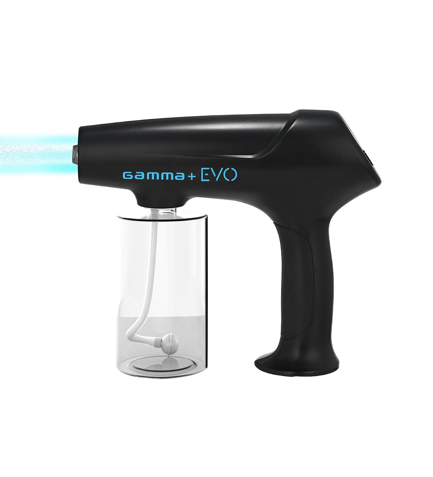 Gamma+ Nano Atomization Evo Nano Mister Spray System Rechargeable USB TYPE-C High Liquid Capacity 340 ml 90 Minutes Cordless Running Time For Hair skin and Surfaces Black - Buy Online on SooperMarket.com