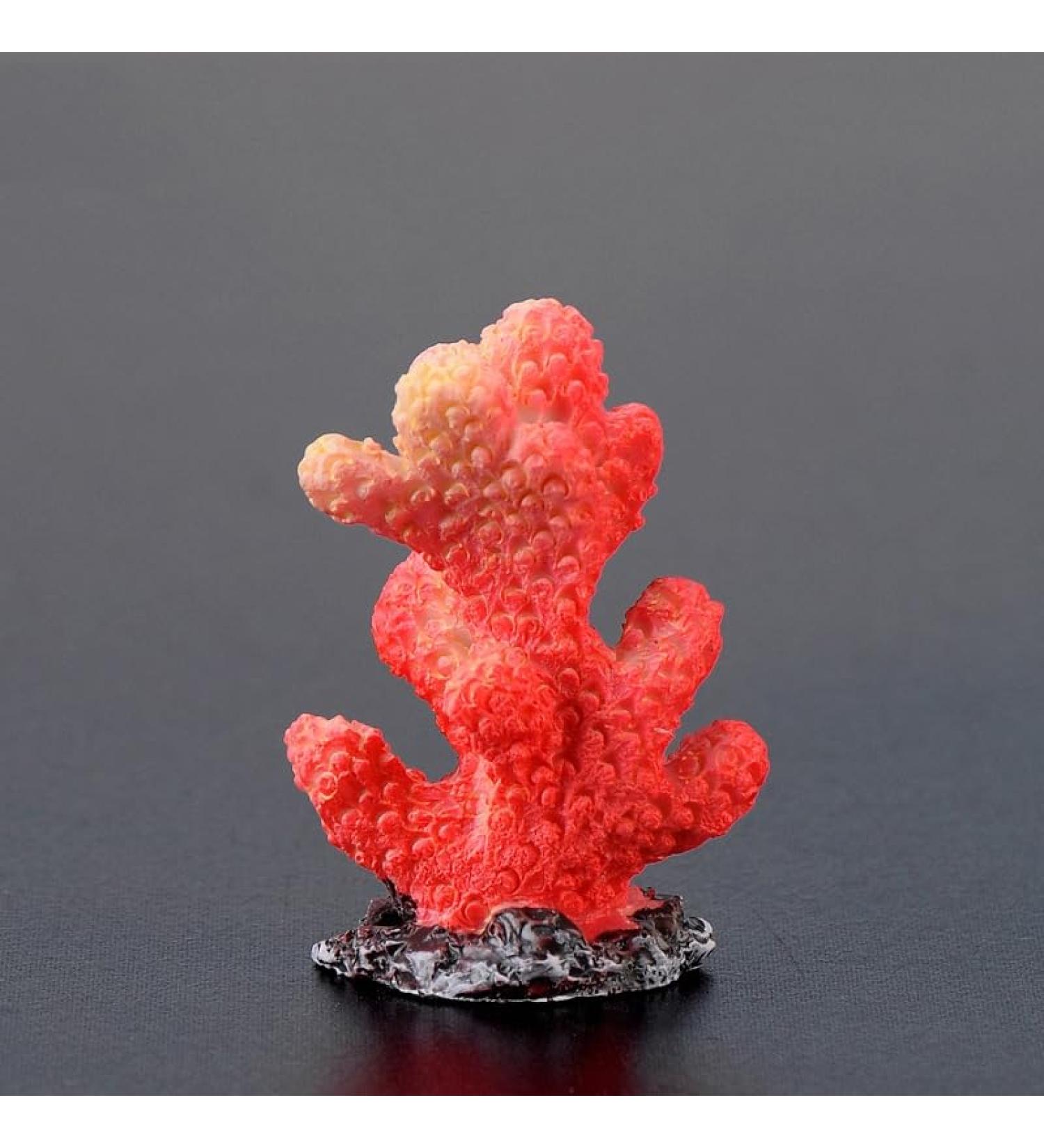 Movoja 2 Pieces Aquarium Decoration Corals - Fresh & Saltwater Decor - Vibrant 5 Red Coral for Aquaristics - Buy Online on SooperMarket.com