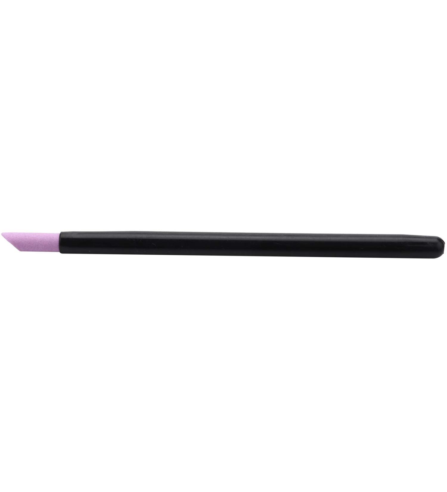 Black Quartz Scrubbing Cuticle Pen Cuticle Nail Pusher Cut Nail Pusher Manicure Care Tools - Buy Online on SooperMarket.com