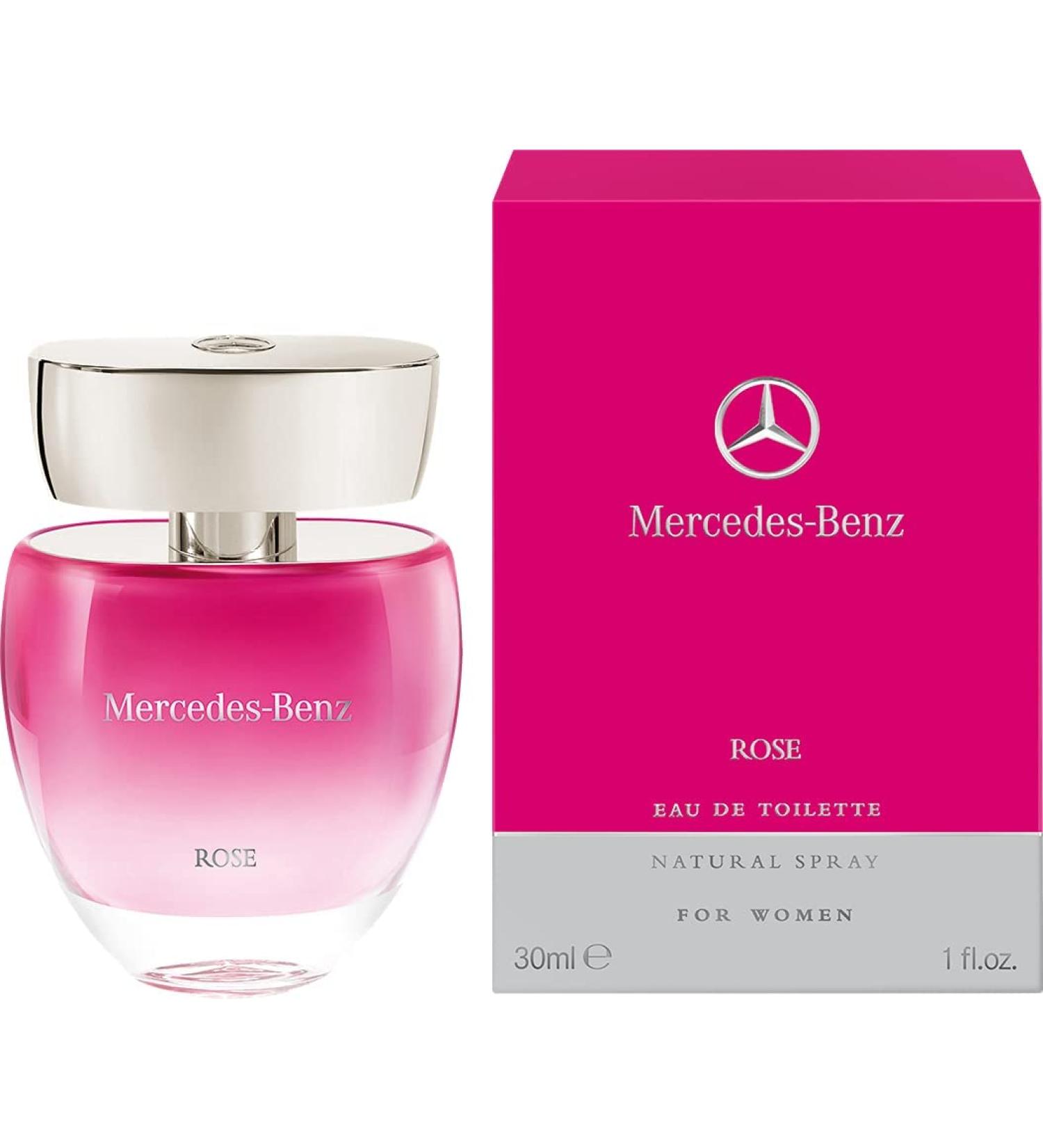 Mercedes-Benz - Rose - Professional Fragrance For Women - Elegant And Irresistible - Romantic And Stylish - Naturally Infused And Crafted - Sweet Fresh And Young - Eau De Toilette - 2 Oz 2 Fl Oz (Pack of 1) - Buy Online on SooperMarket.com
