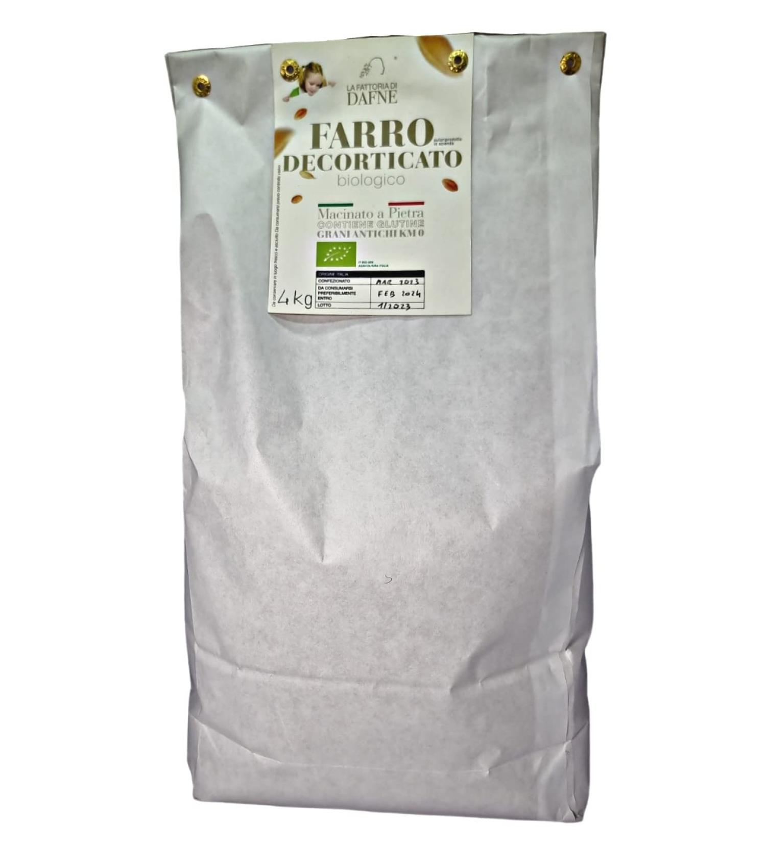 ORGANIC HULLED SPELLED ANCIENT CEREALS IN BEANS PRODUCTION IN ITALY PACK 1 PACK OF 4 KG - Buy Online on SooperMarket.com