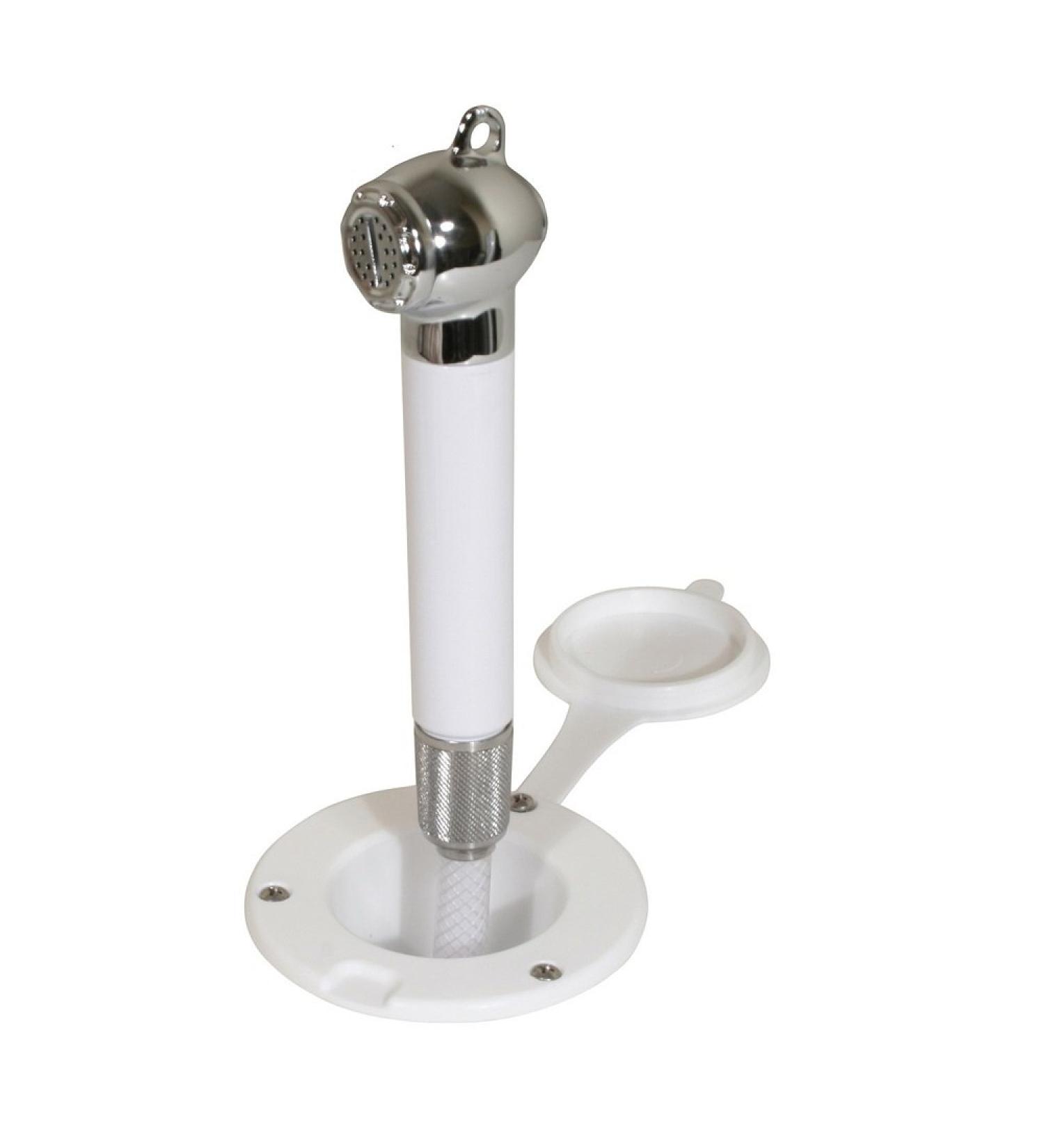 Scandvik 10055P Recessed Transom Shower - High-Quality Solution for Convenient Onboard Showering - Buy Online on SooperMarket.com