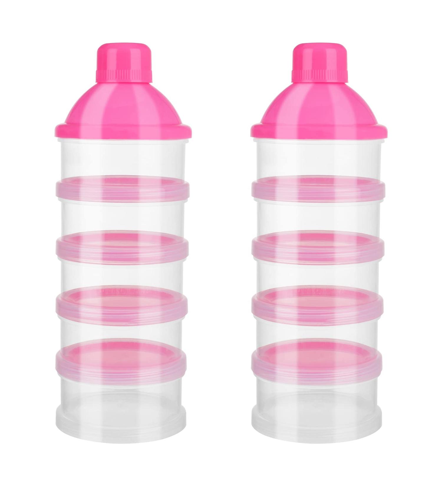 XINRUI 2pcs Portable Infant Baby Milk Powder Dispenser - 5 Layers, 100ml Per Layer - Buy Online on SooperMarket.com